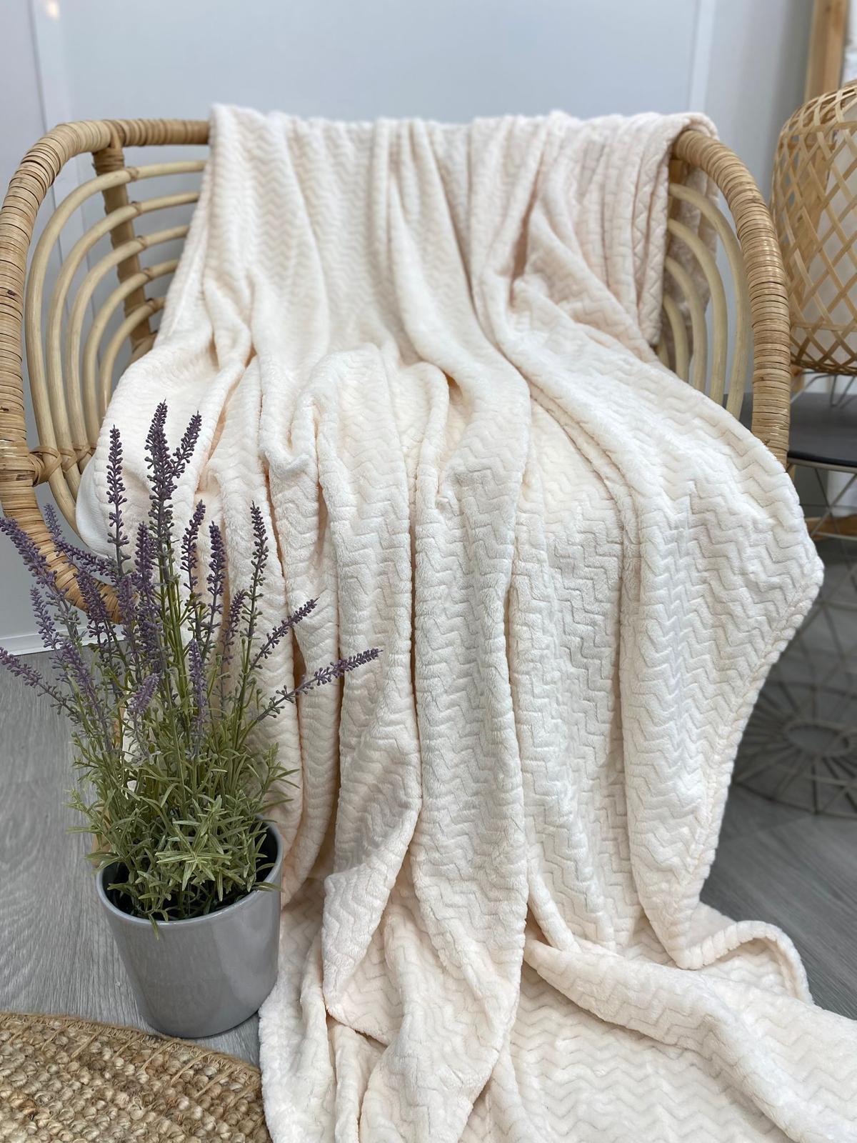 Manta decorativa de ondas