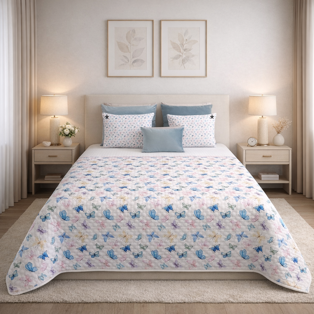 Colcha Bouti Infantil Mariposa