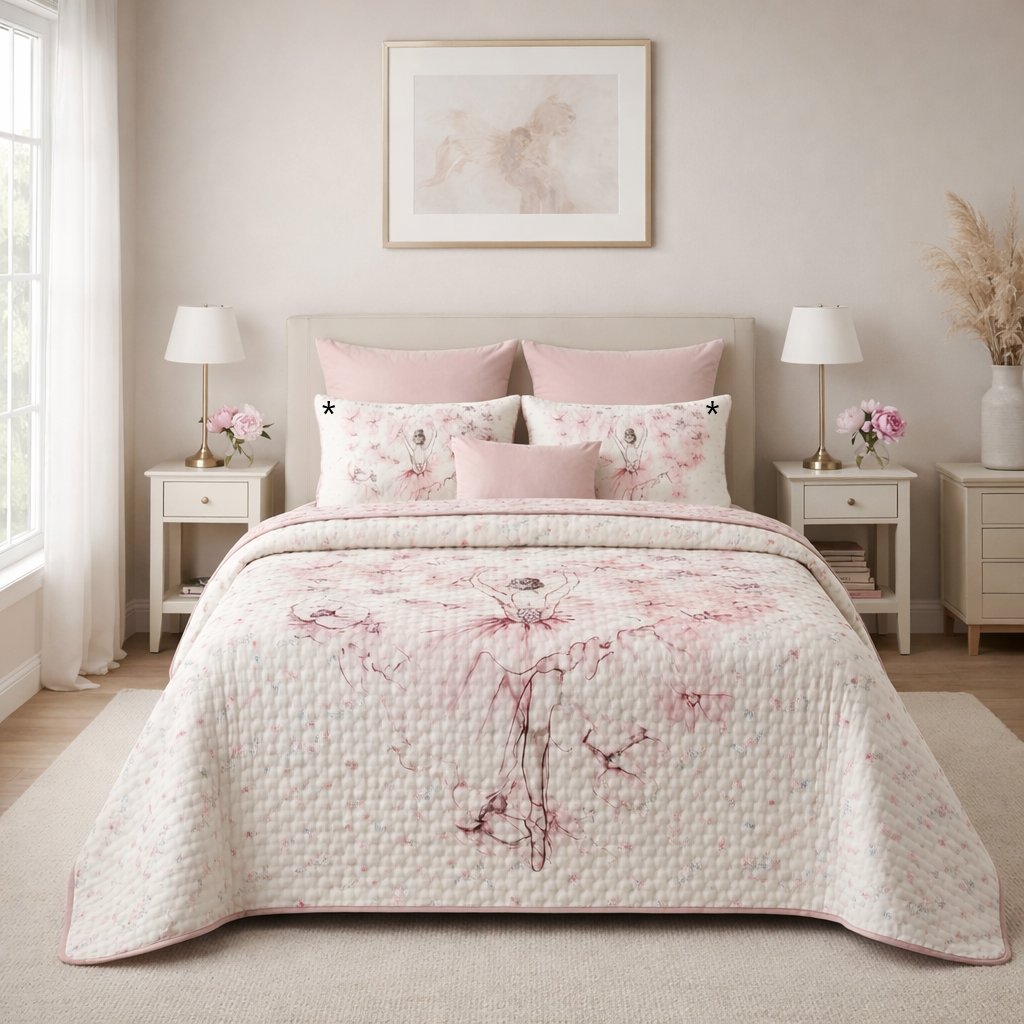 Colcha Bouti Infantil Bailarina