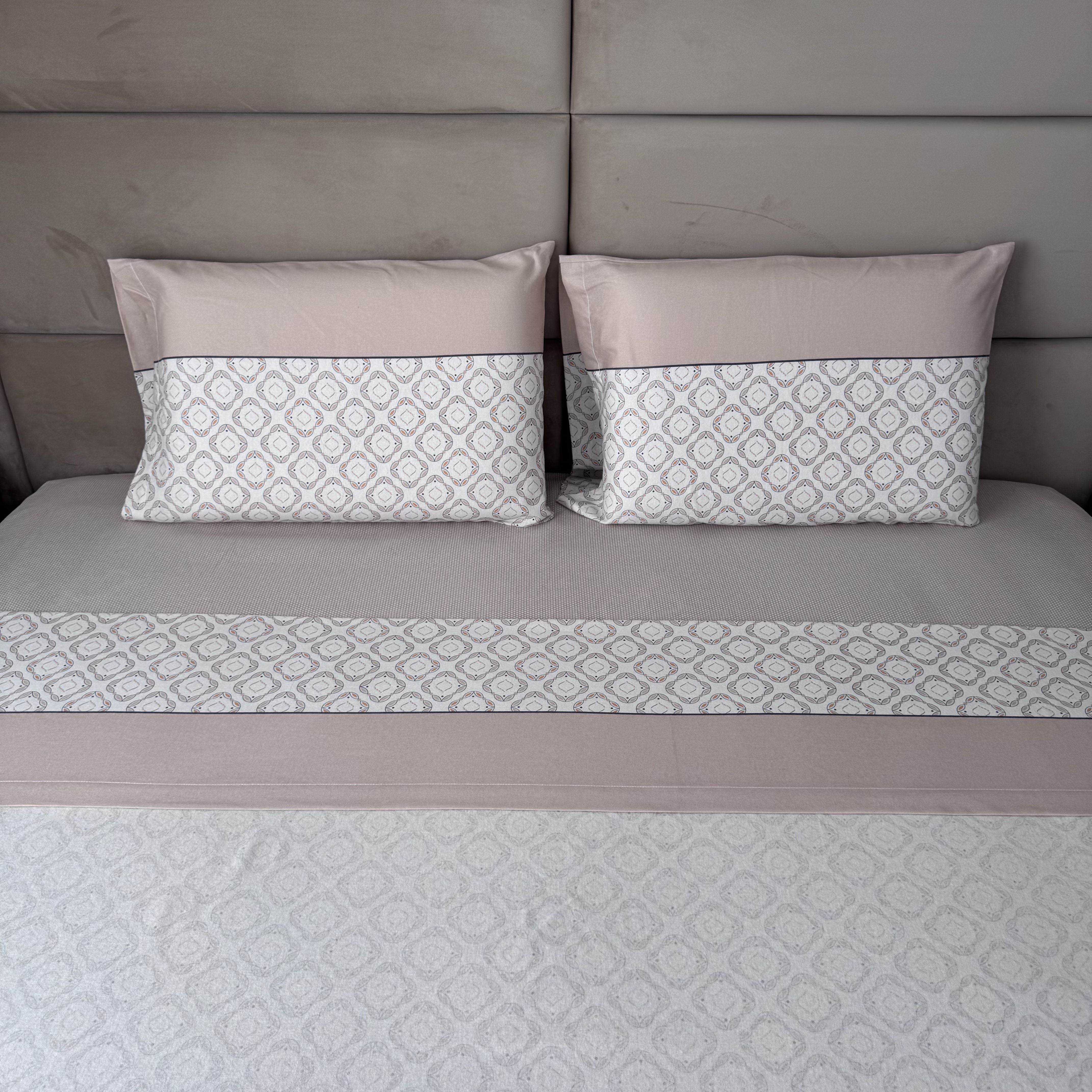 Sábanas de franela Atlas Beige