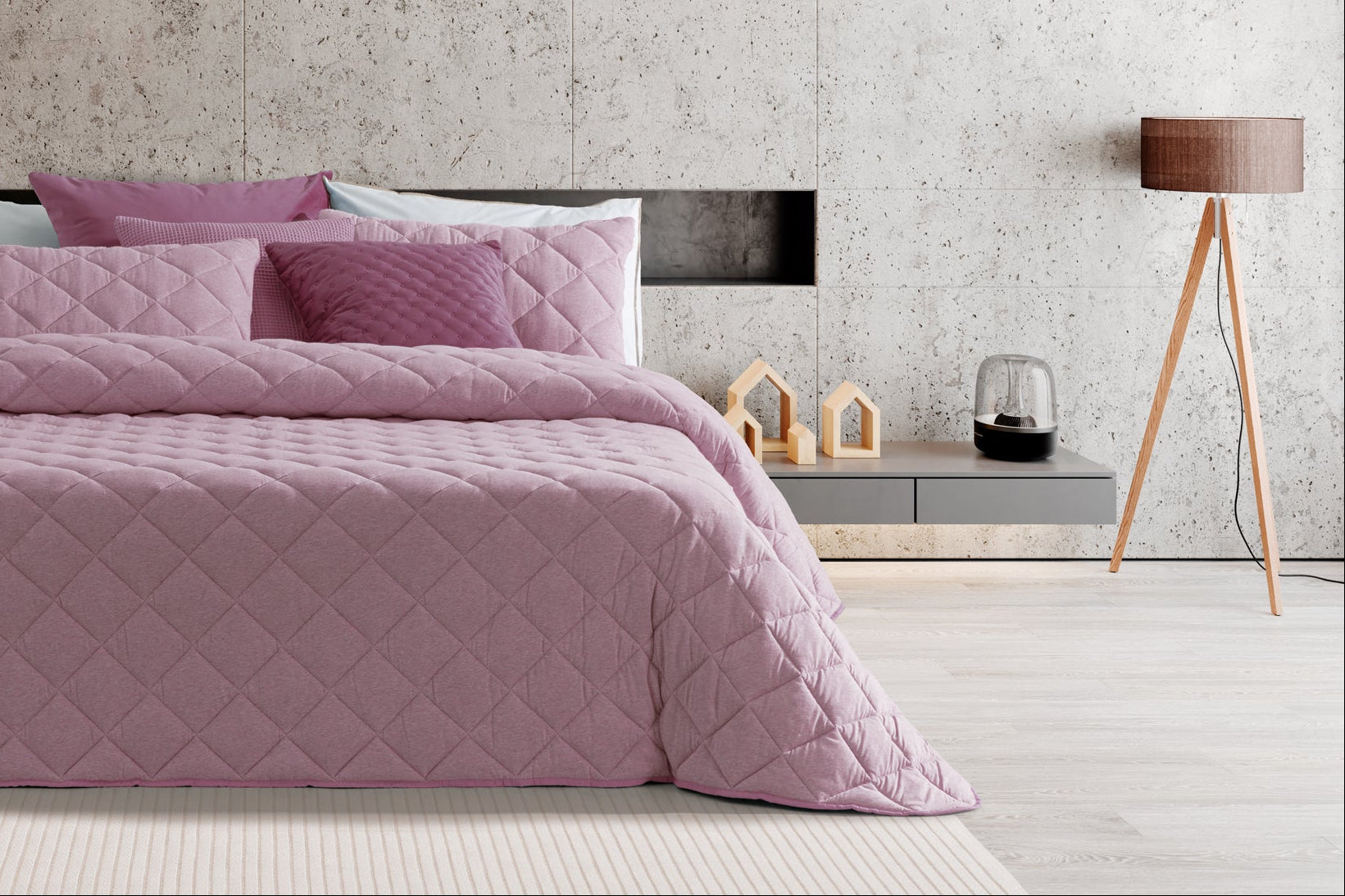 Edredón de Punto Jersey Baldi - Rosa