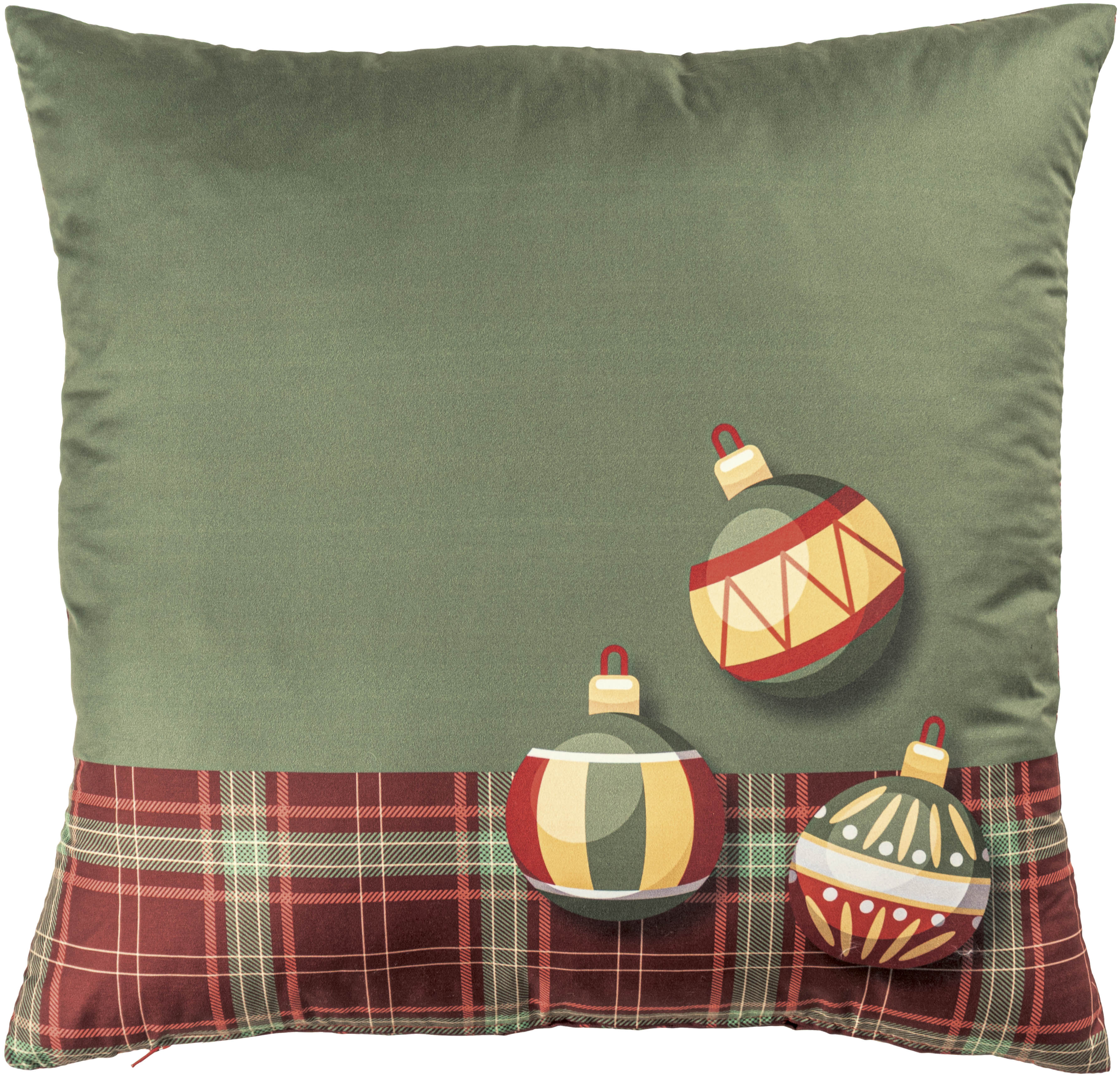 Cojín decorativo navideño brillante