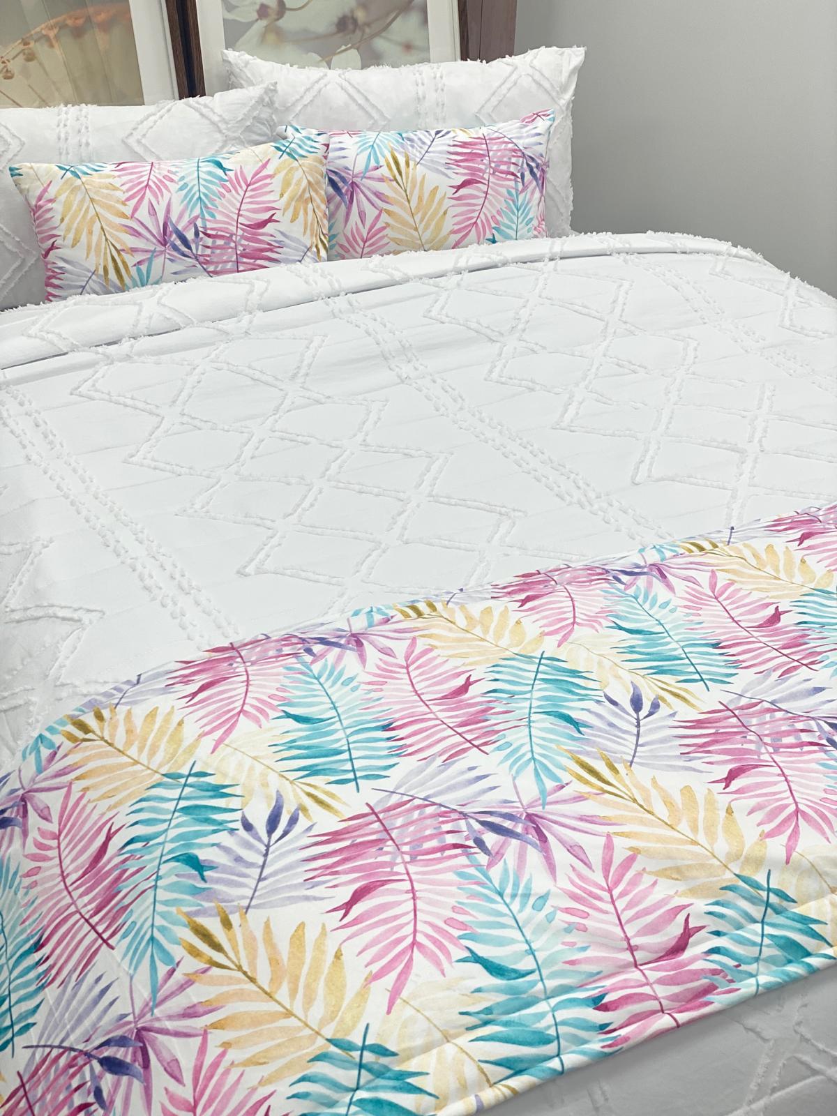 Cojines/Fundas para pies de terciopelo tropical