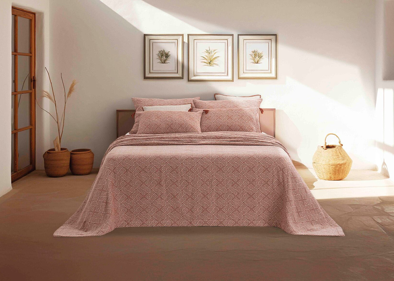 Colcha Jacquard Duna Teja