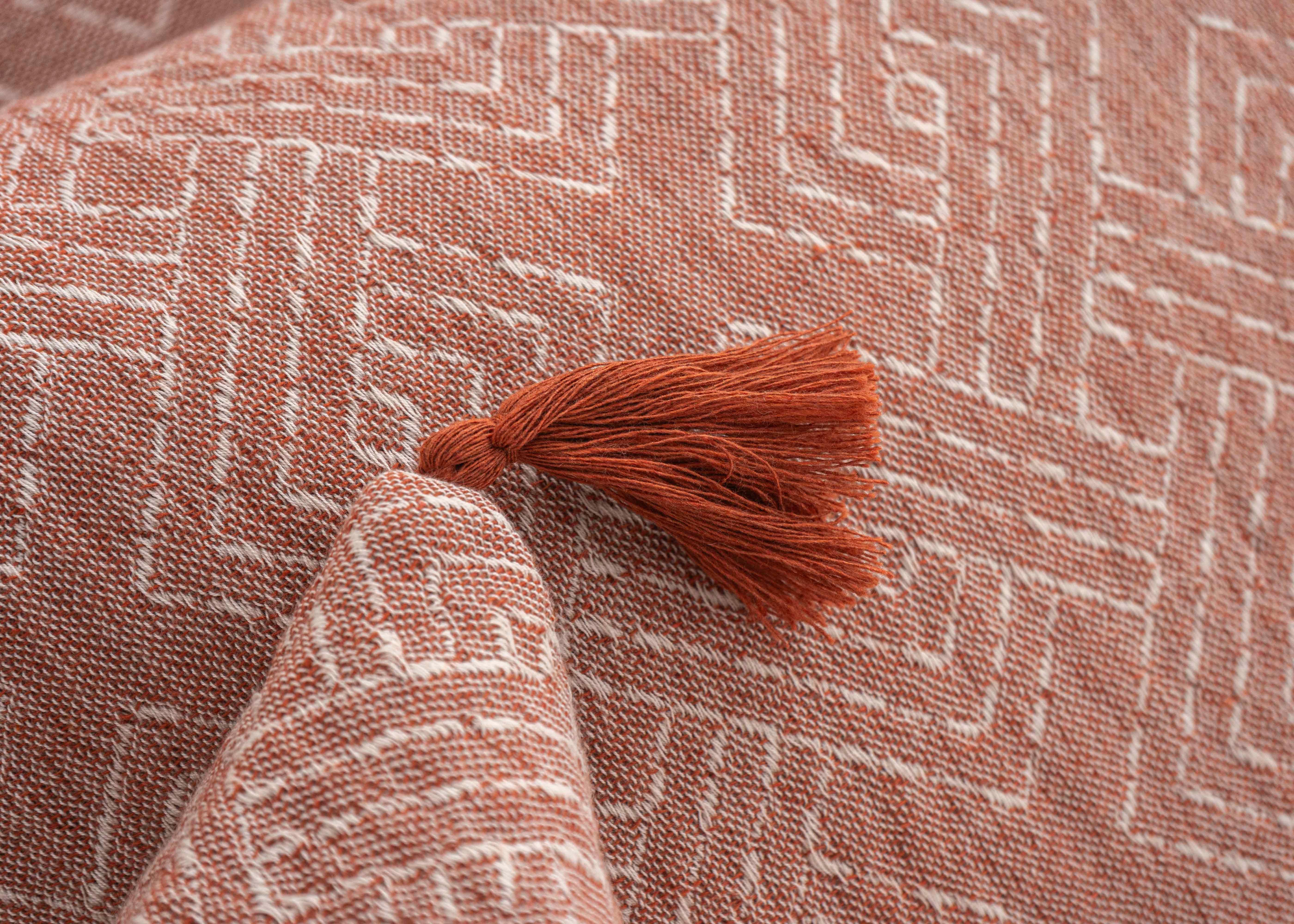 Colcha Jacquard Duna Teja