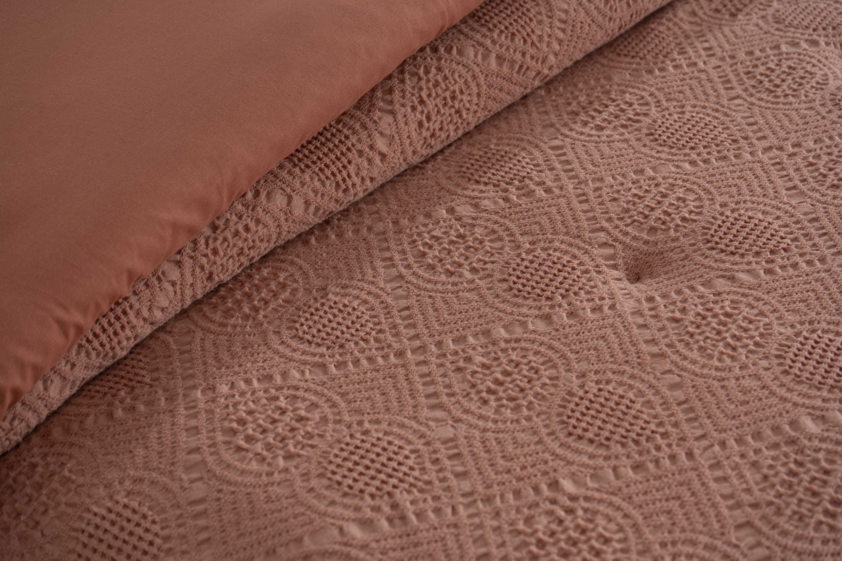 Colcha de fresia - Terracota