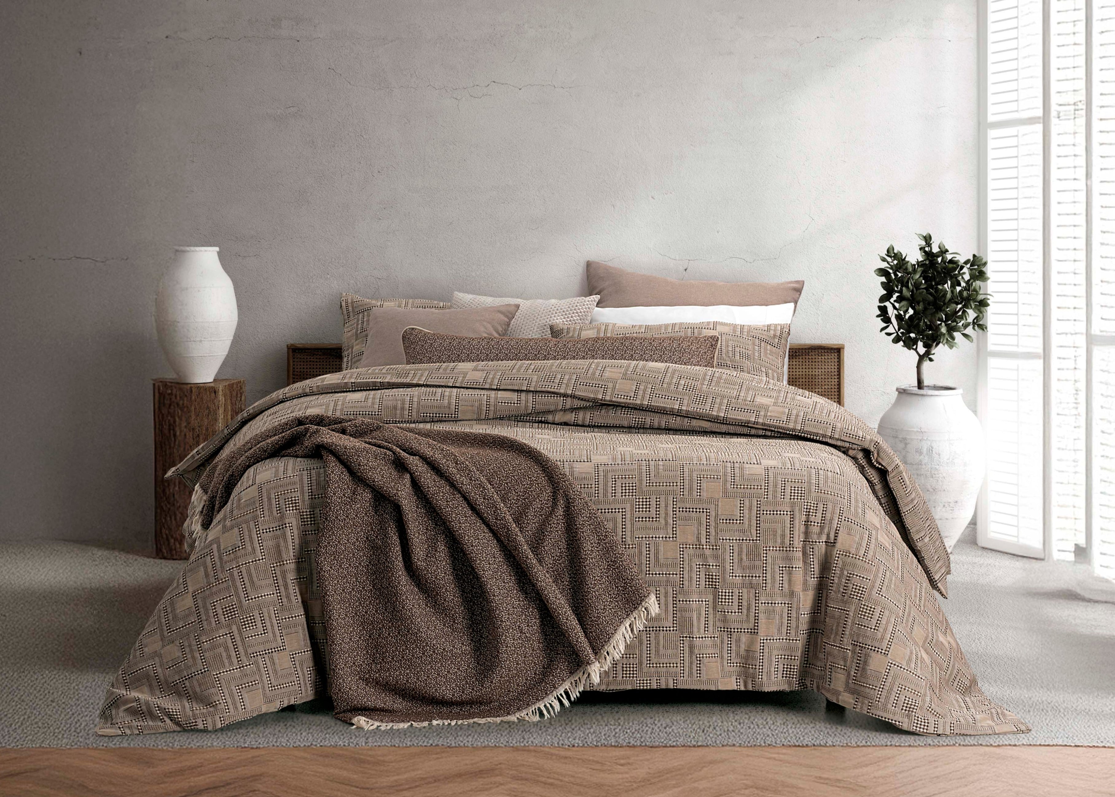 Funda nórdica Fugi Brown