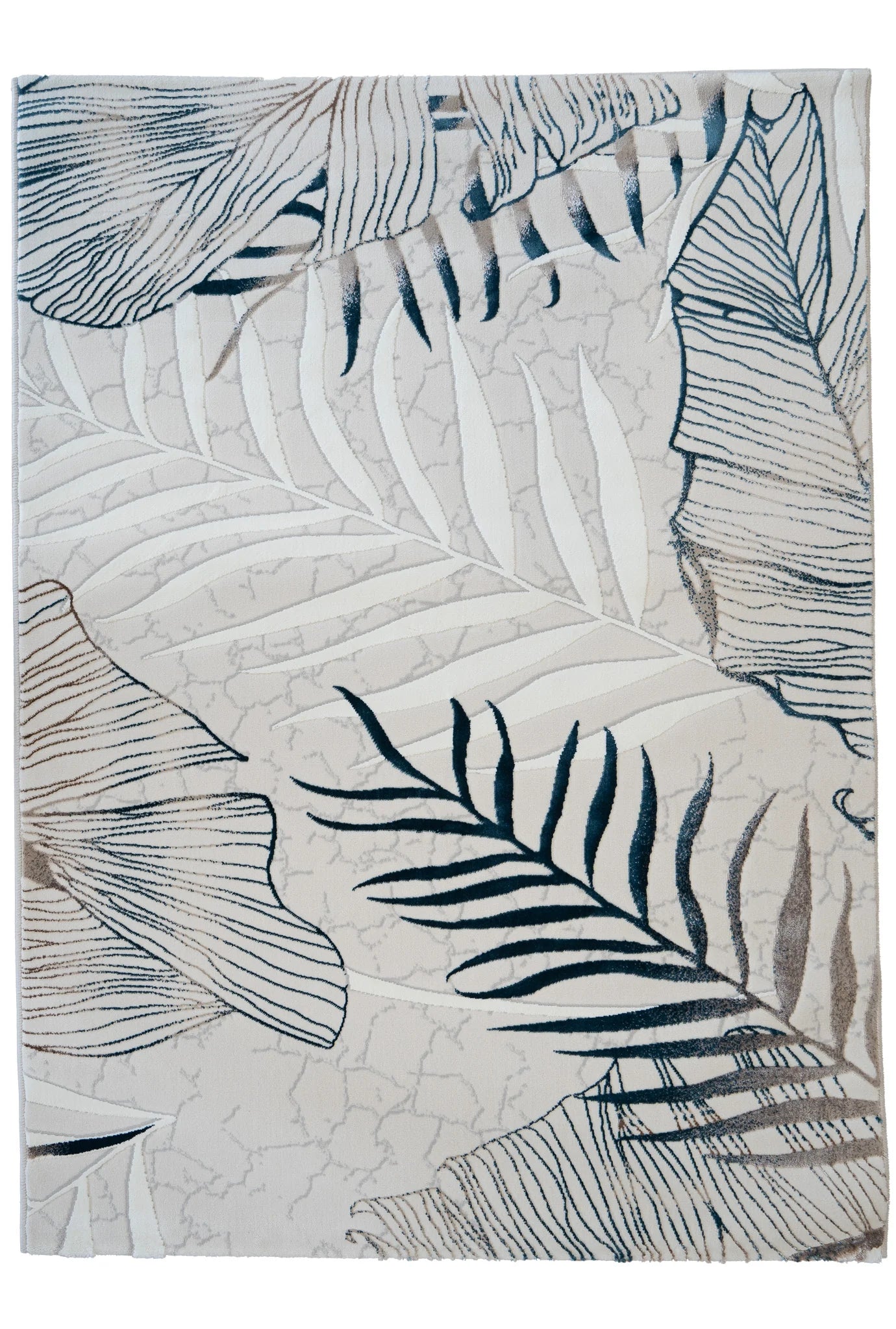 Alfombra Hilton Blue Leaf