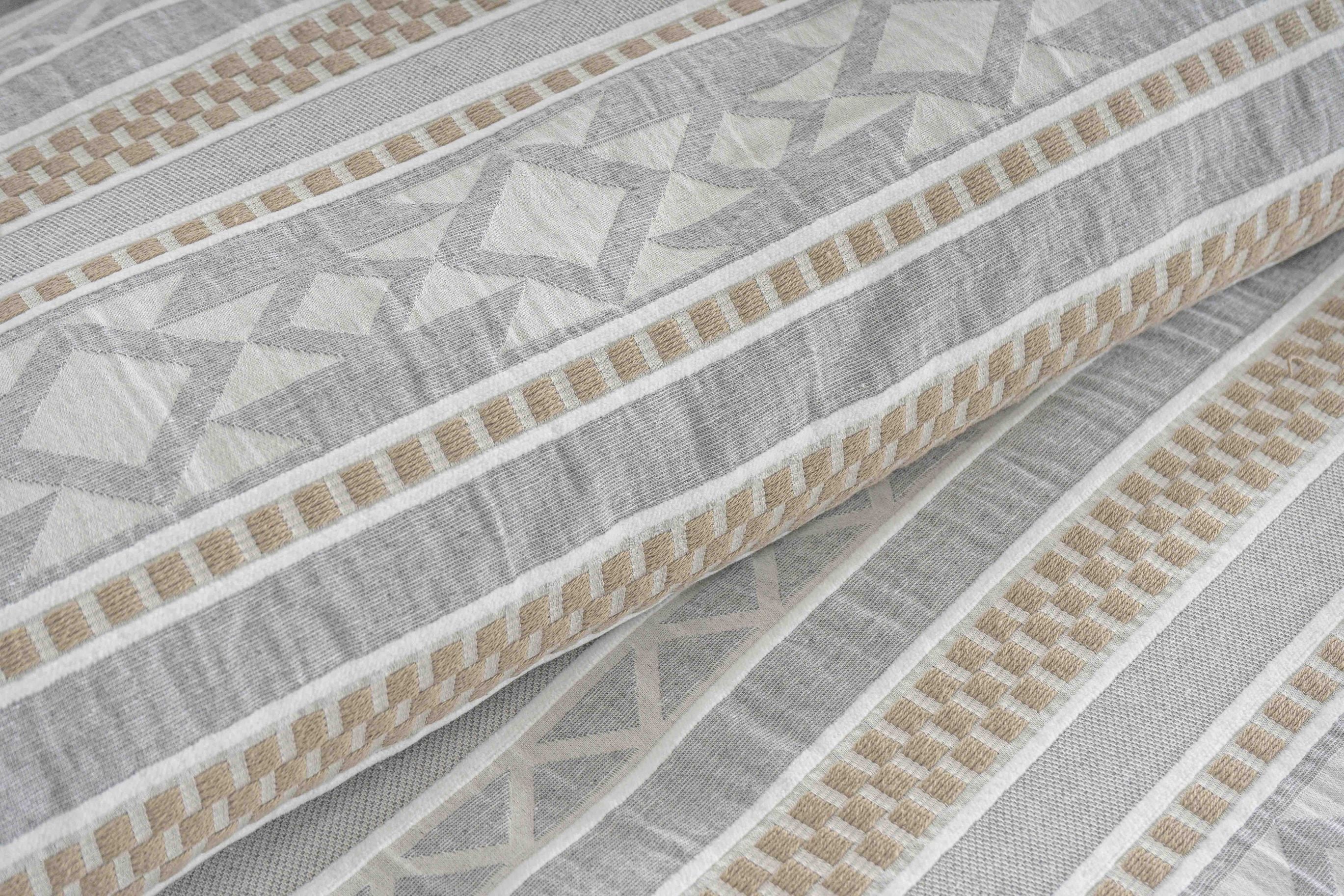 Funda nórdica gris menta