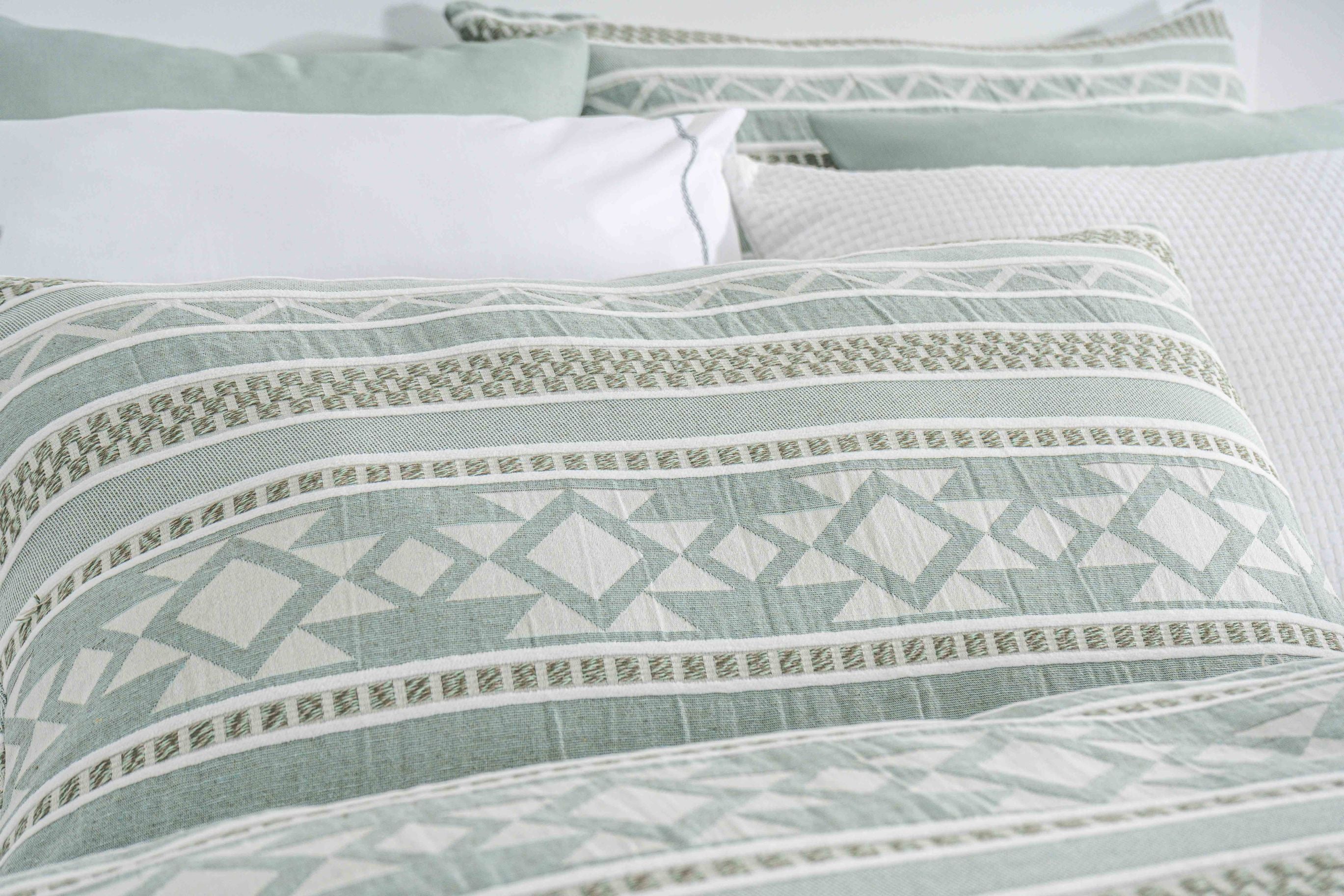 Funda nórdica verde menta