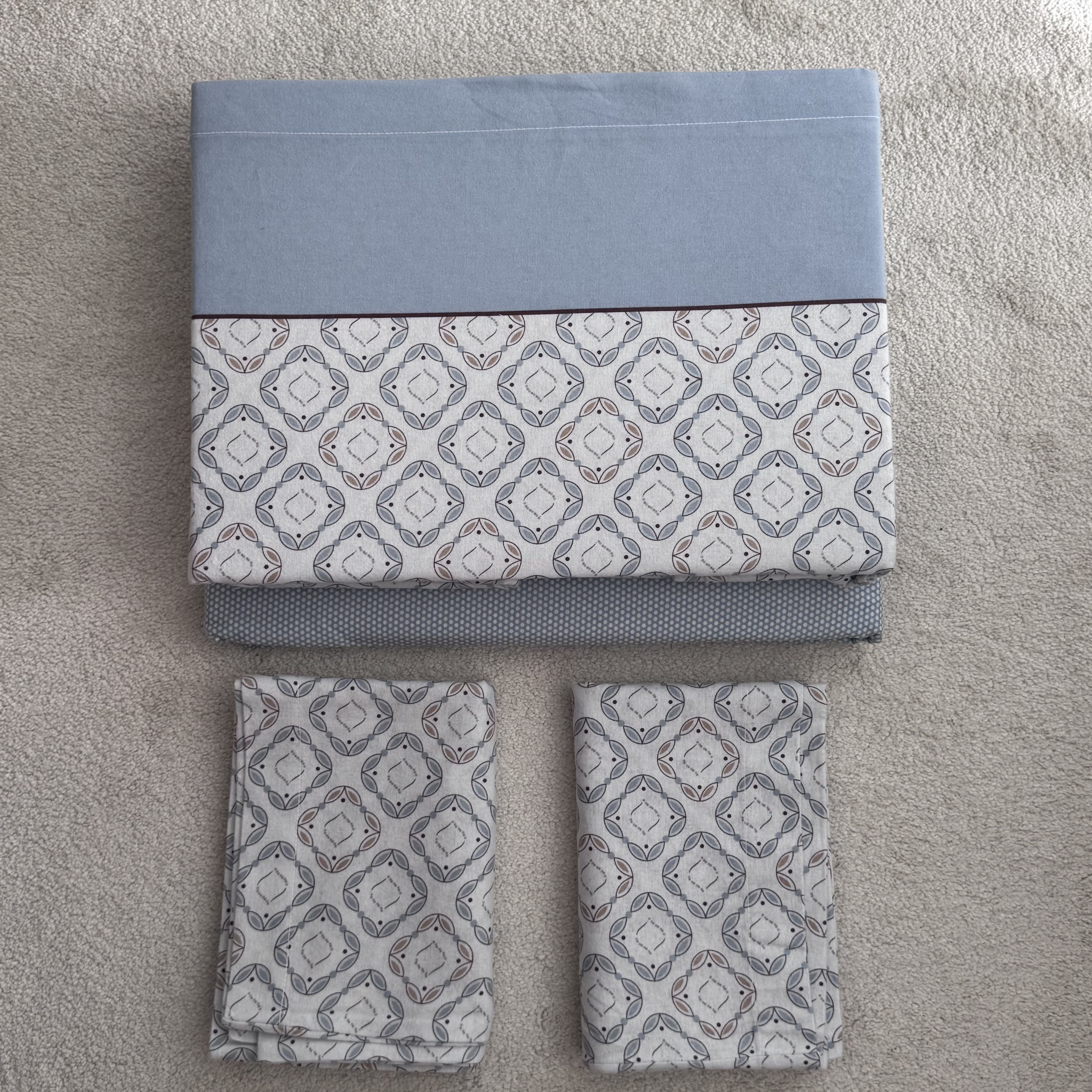 Sábanas de franela azul Atlas