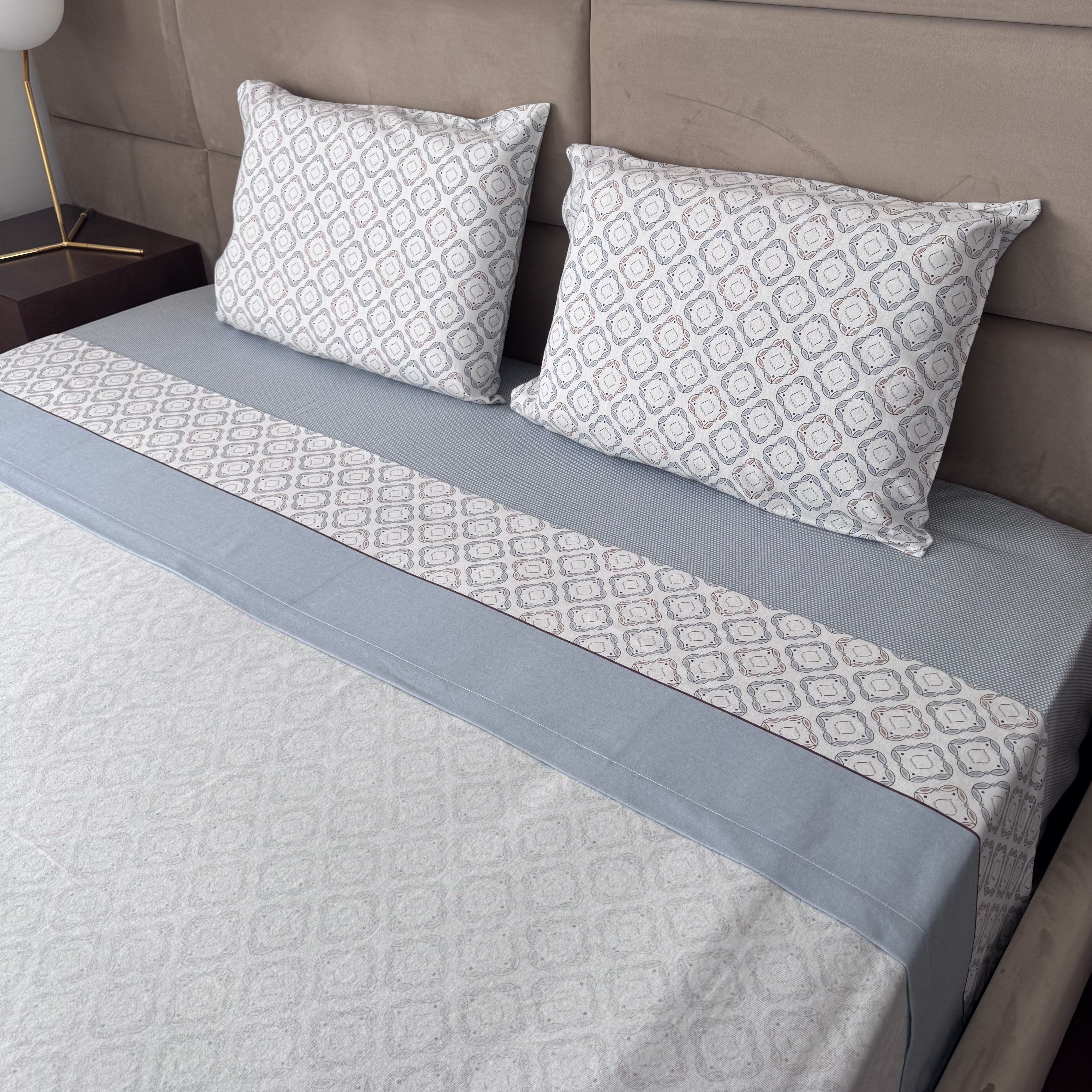 Sábanas de franela azul Atlas