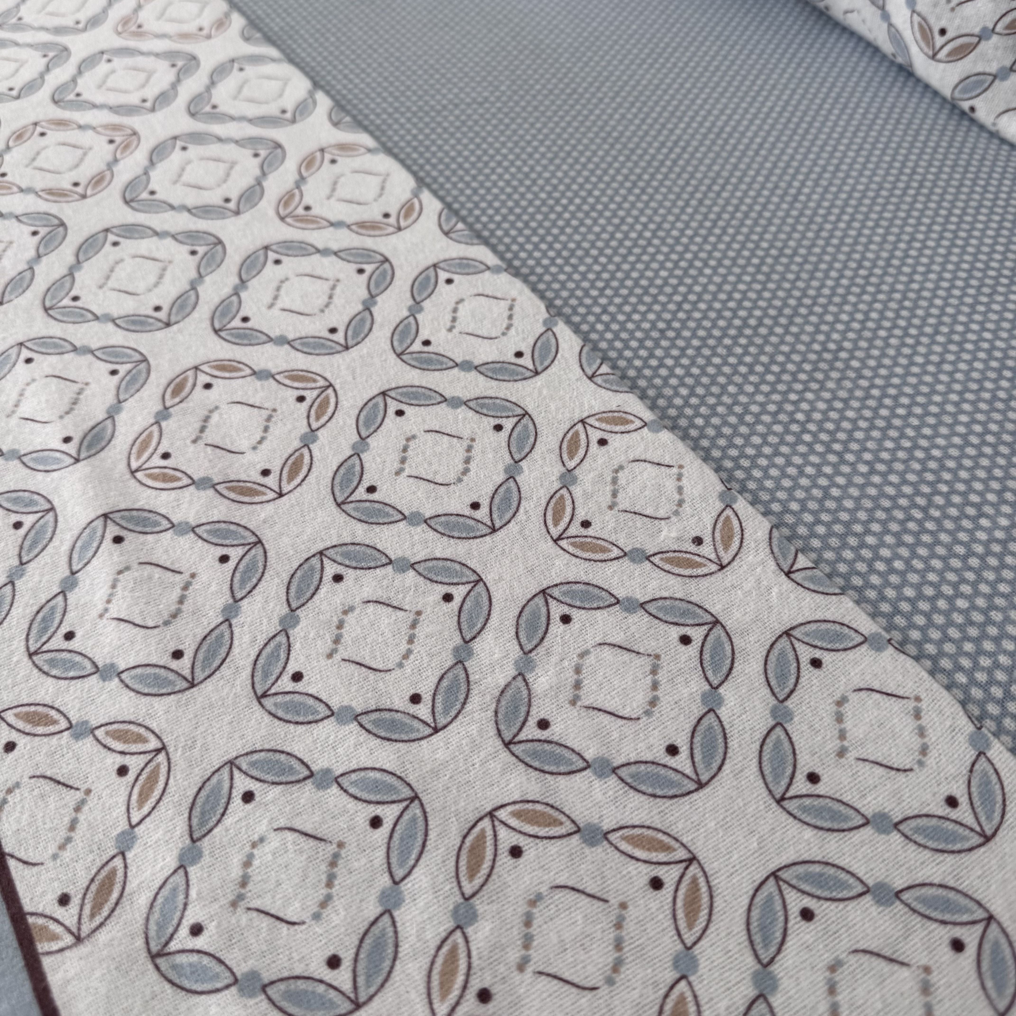 Sábanas de franela azul Atlas