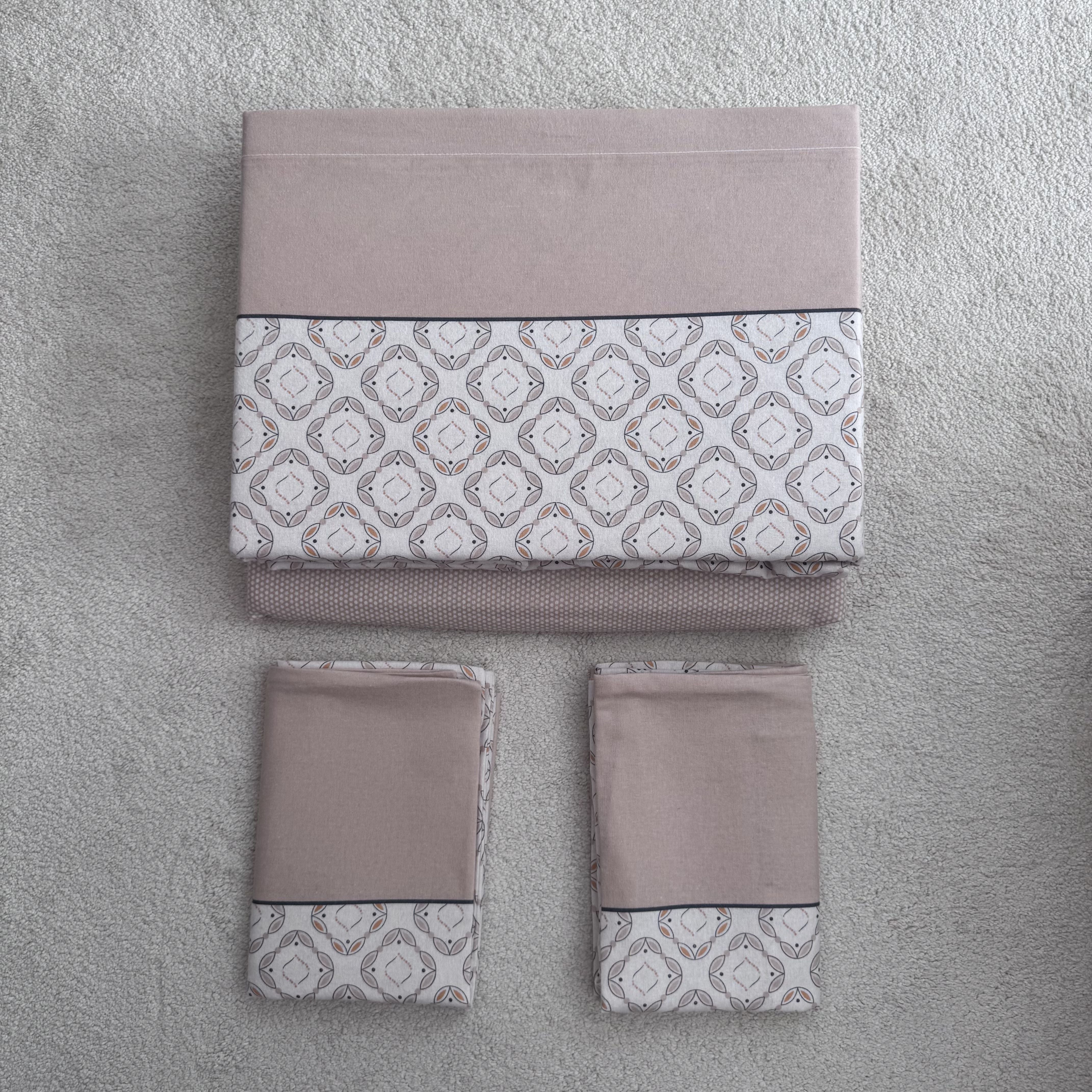 Sábanas de franela beige Bloom