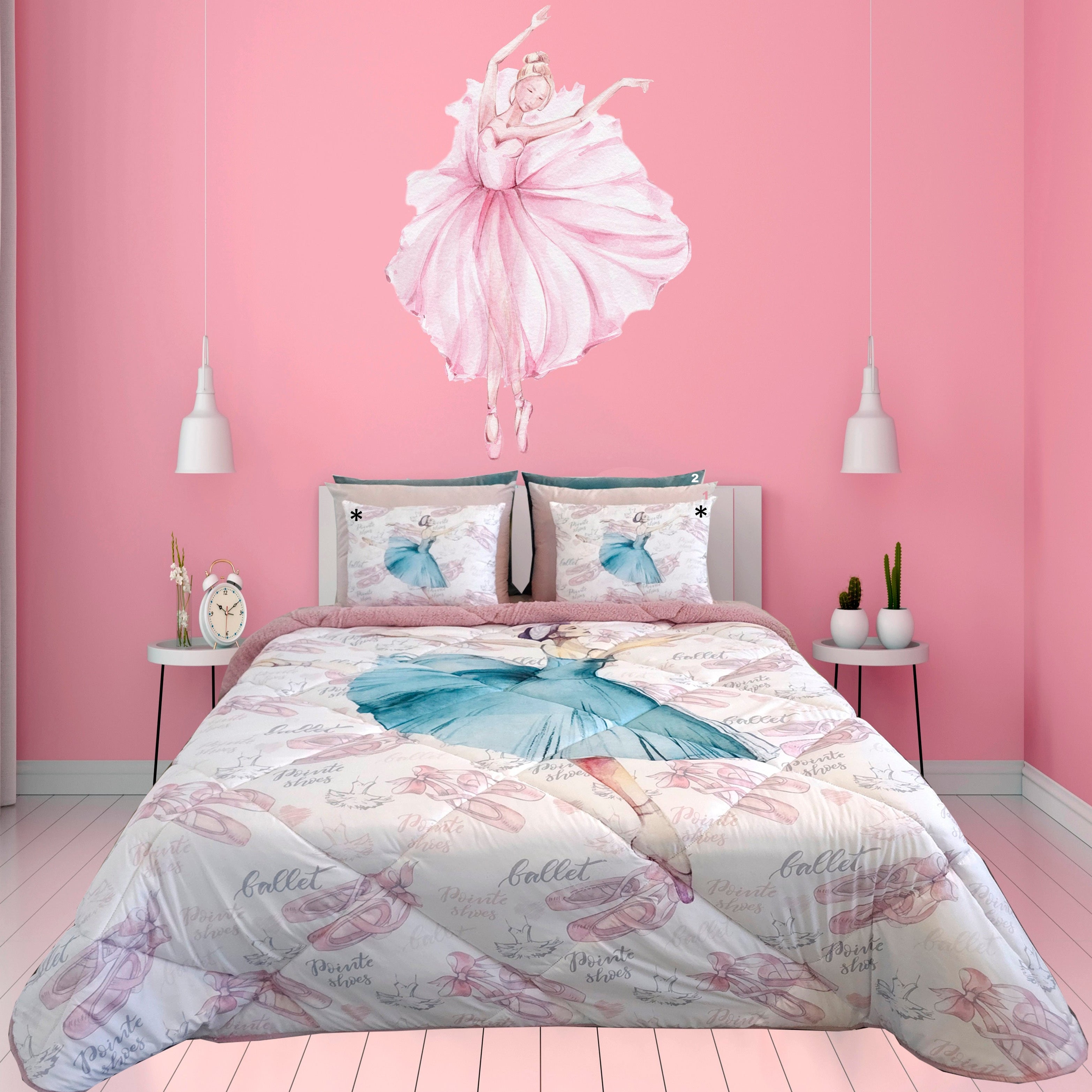 Edredón de bailarina para niños