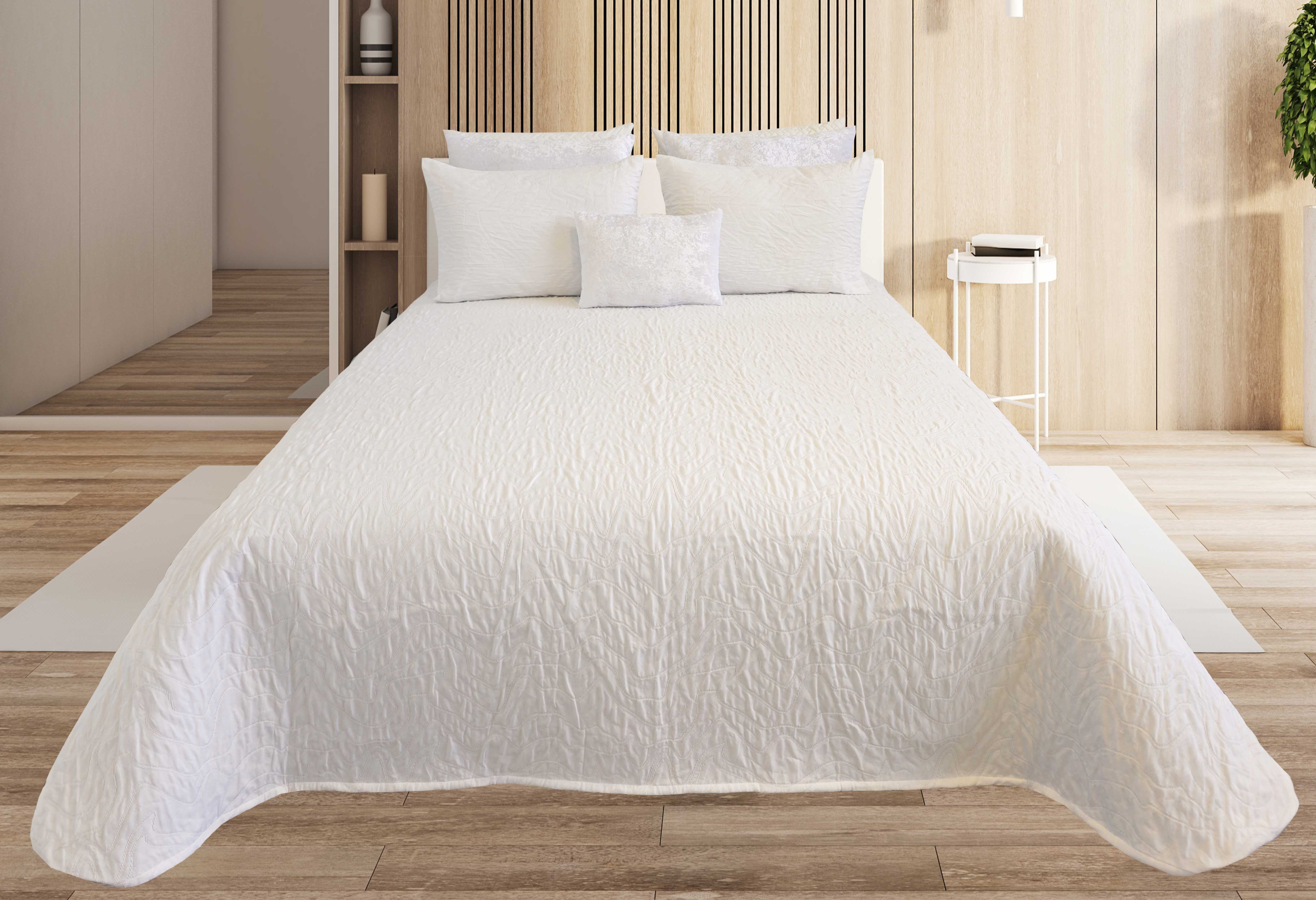 Colcha de verano Delfim blanca