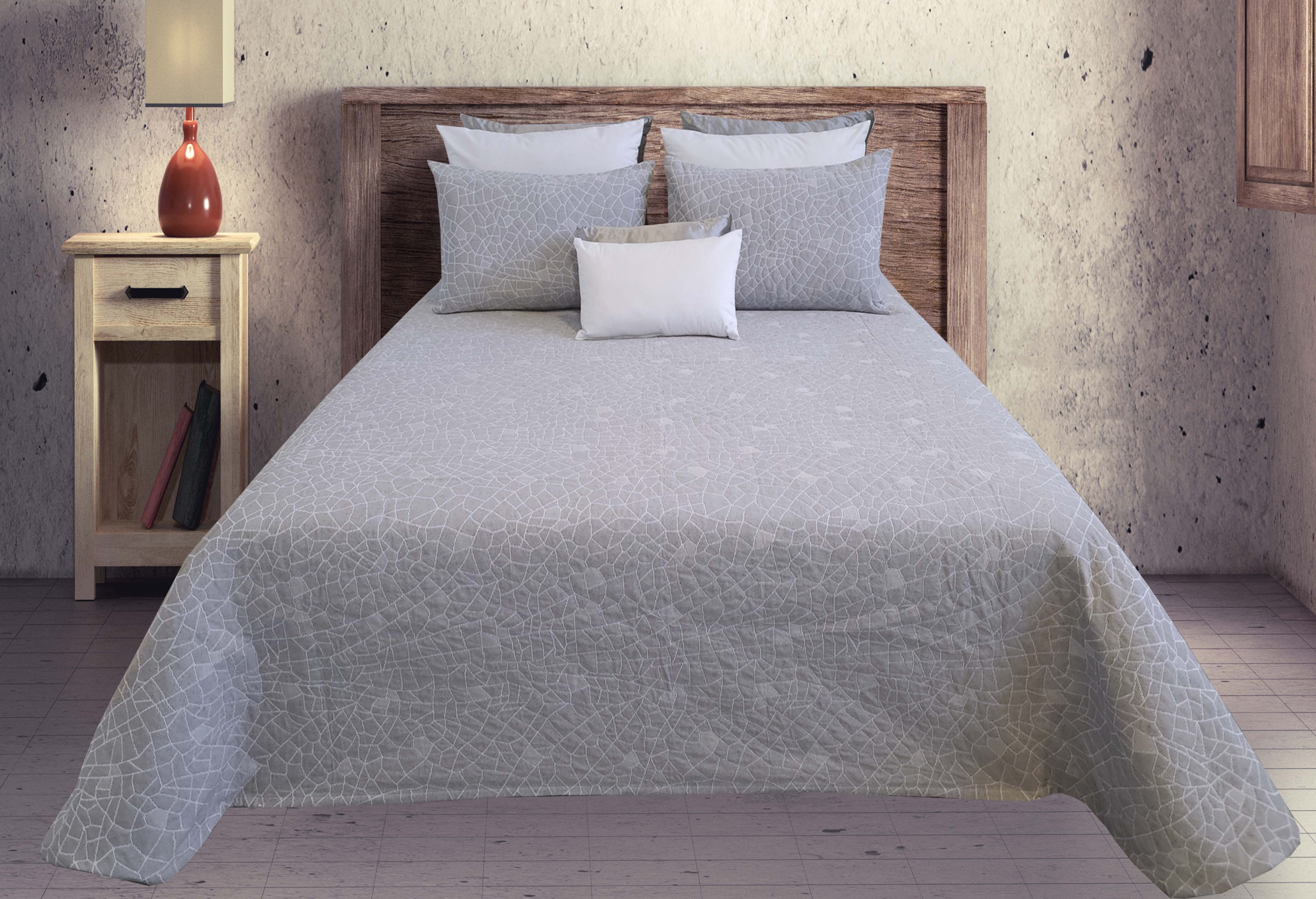 Colcha de verano Stones Gray