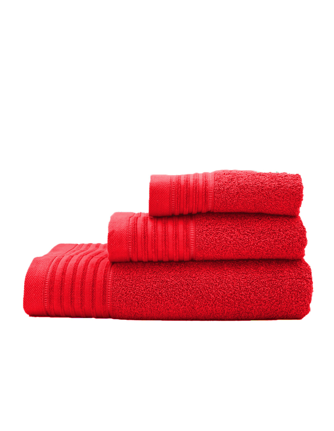 Juego de Baño de Chenilla Roja