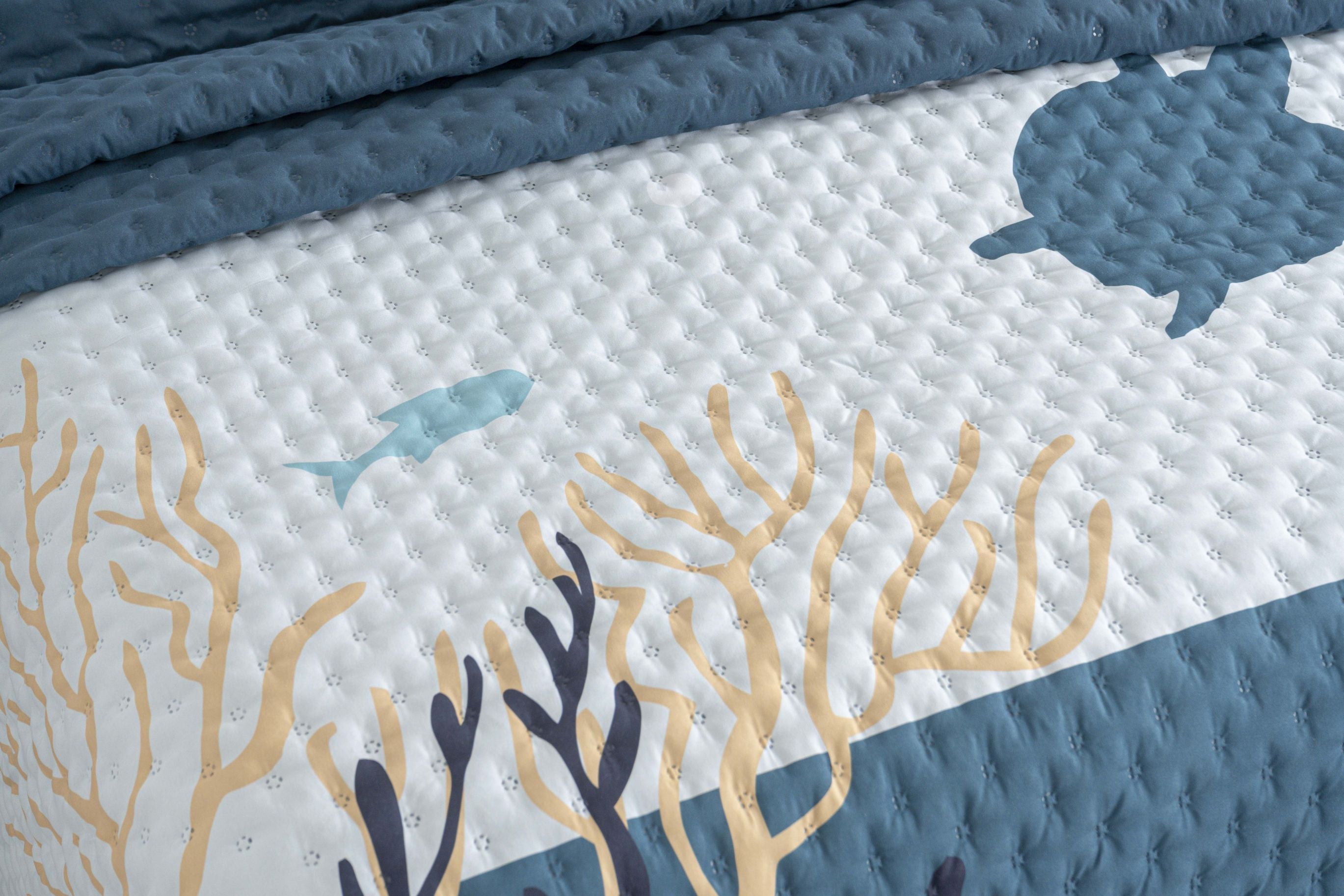 Edredón infantil con temática oceánica