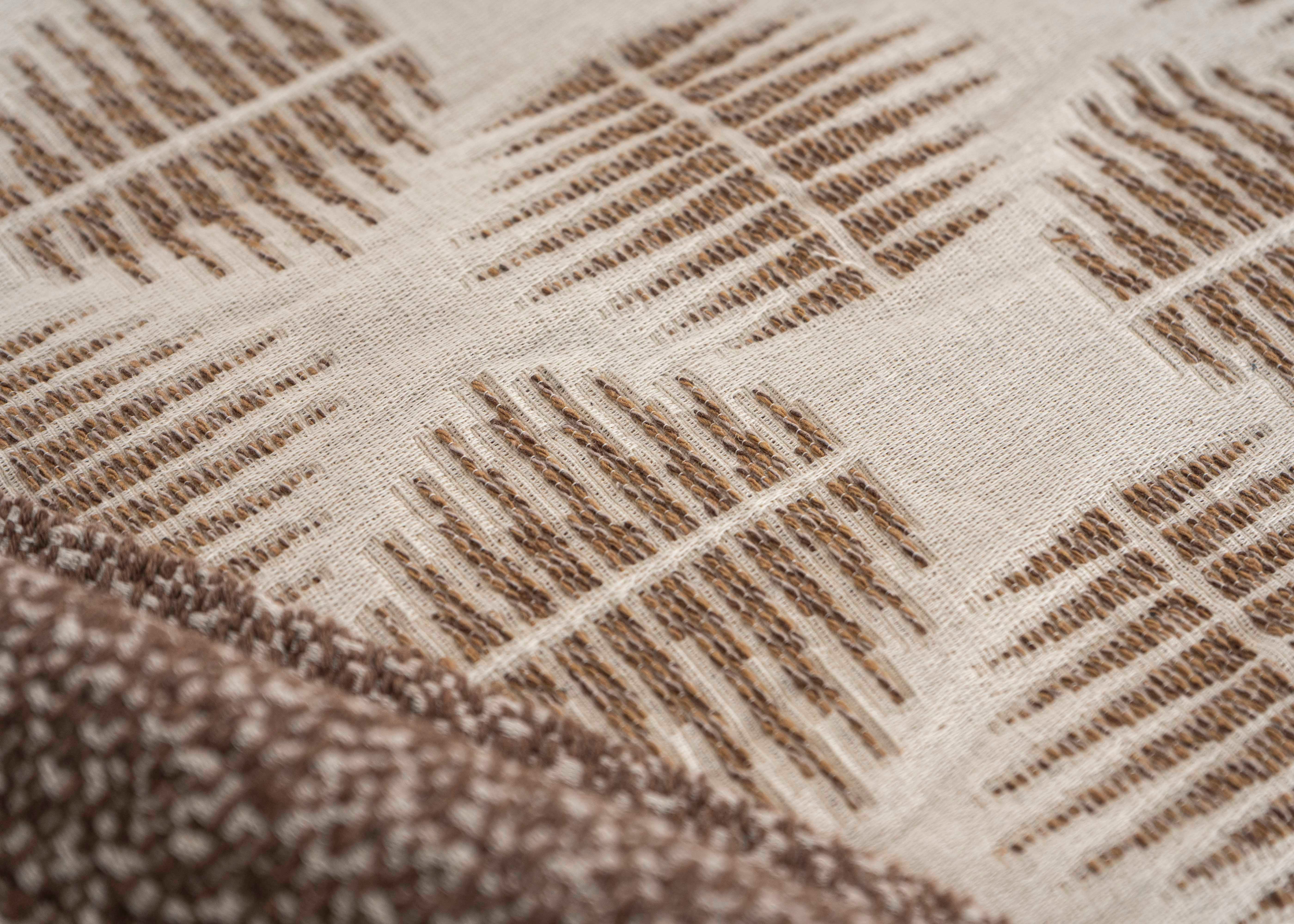 Colcha Oslo Camel Jacquard