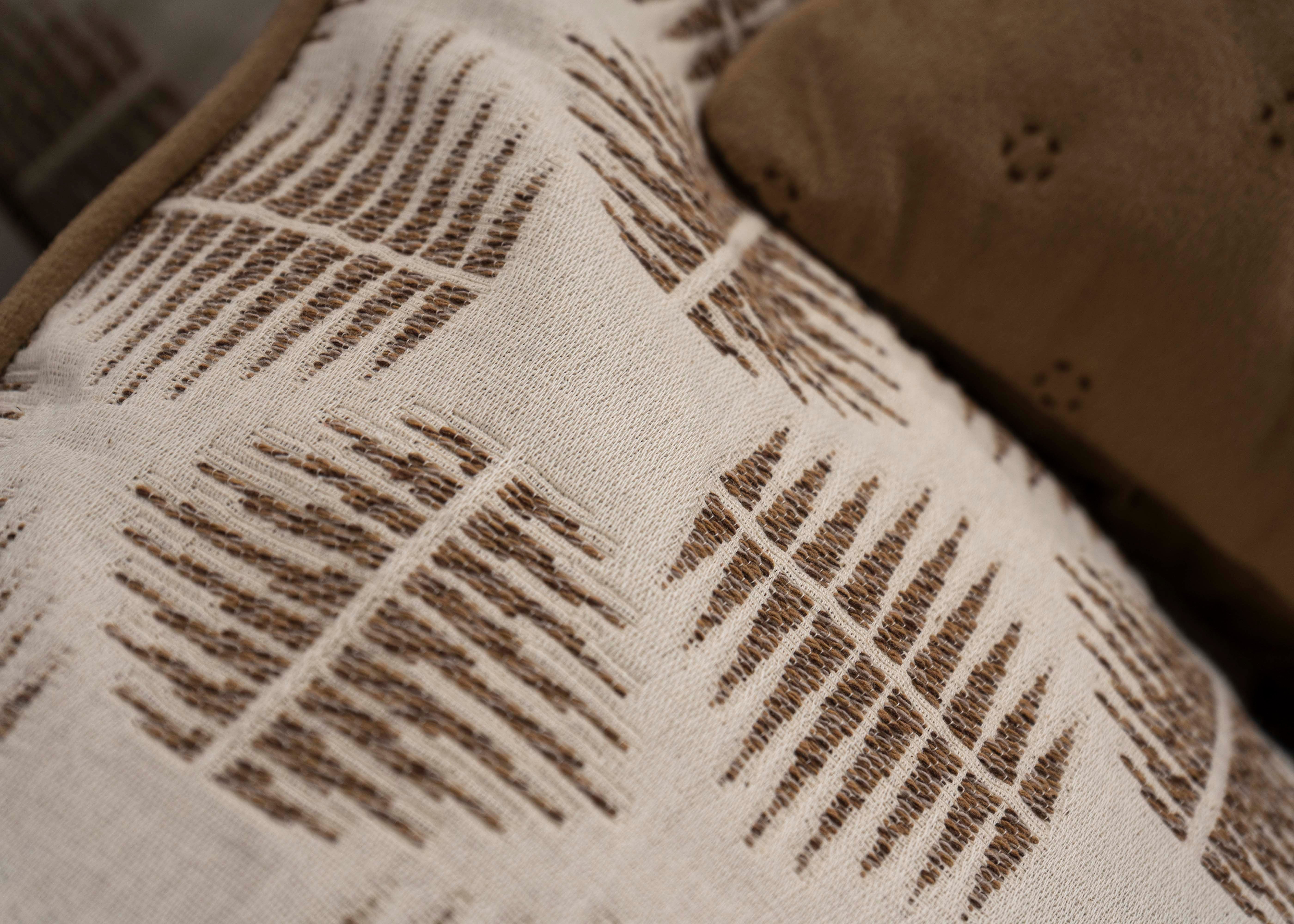 Colcha Oslo Camel Jacquard