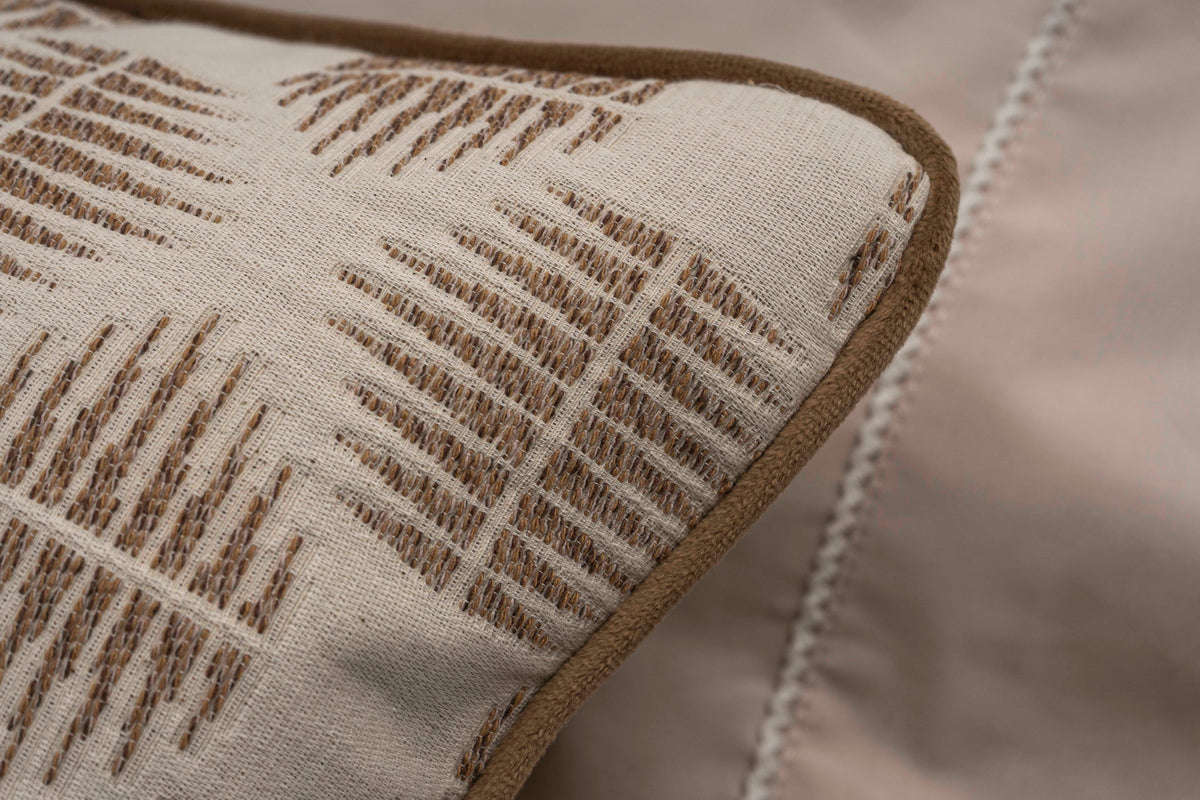 Colcha Jacquard Oslo Camello