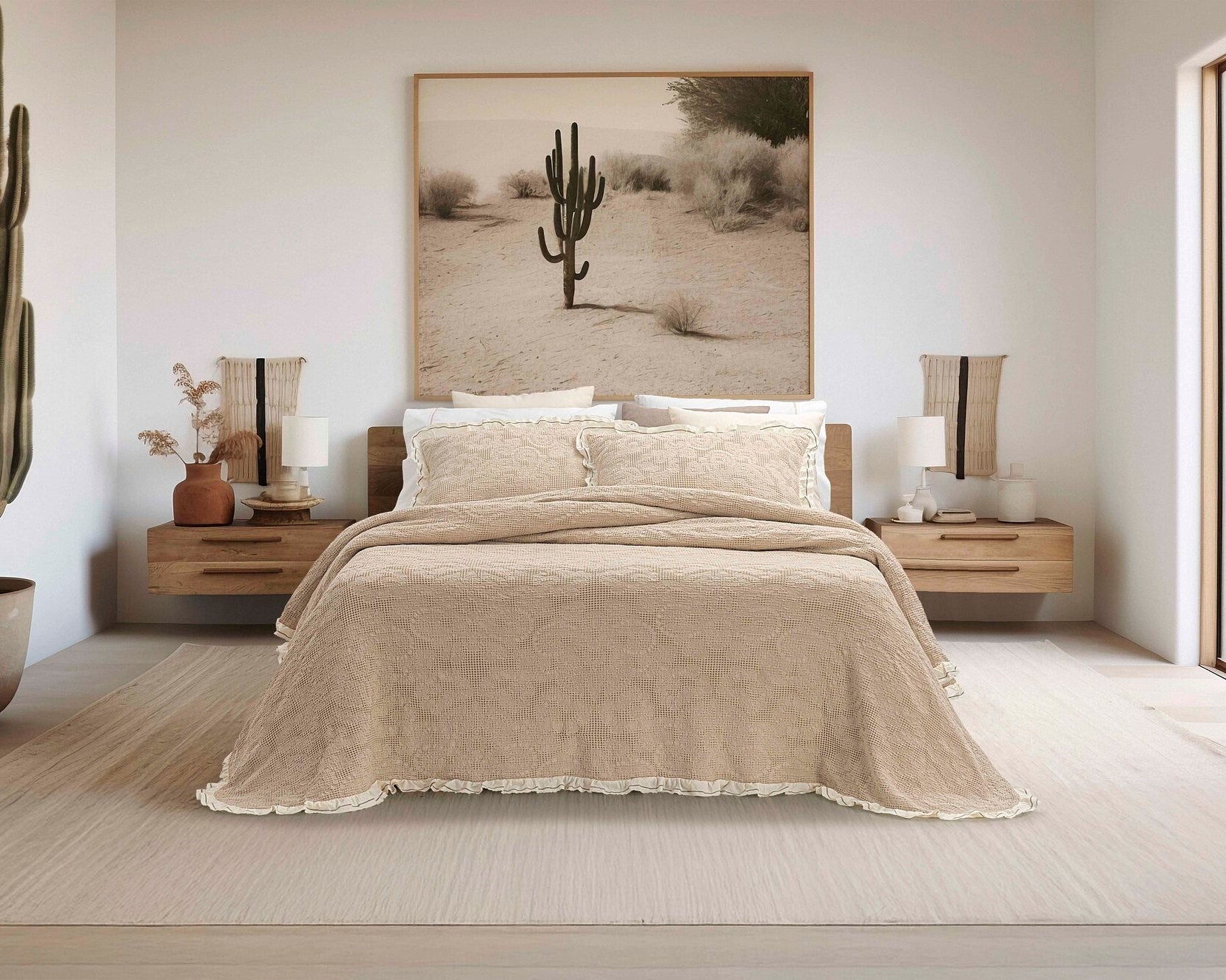 Colcha Jacquard Refrescante Lino