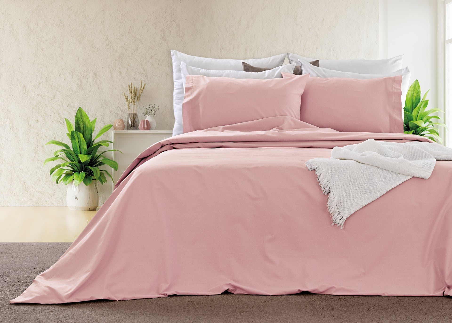 Funda nórdica clásica Old Rose Hotel