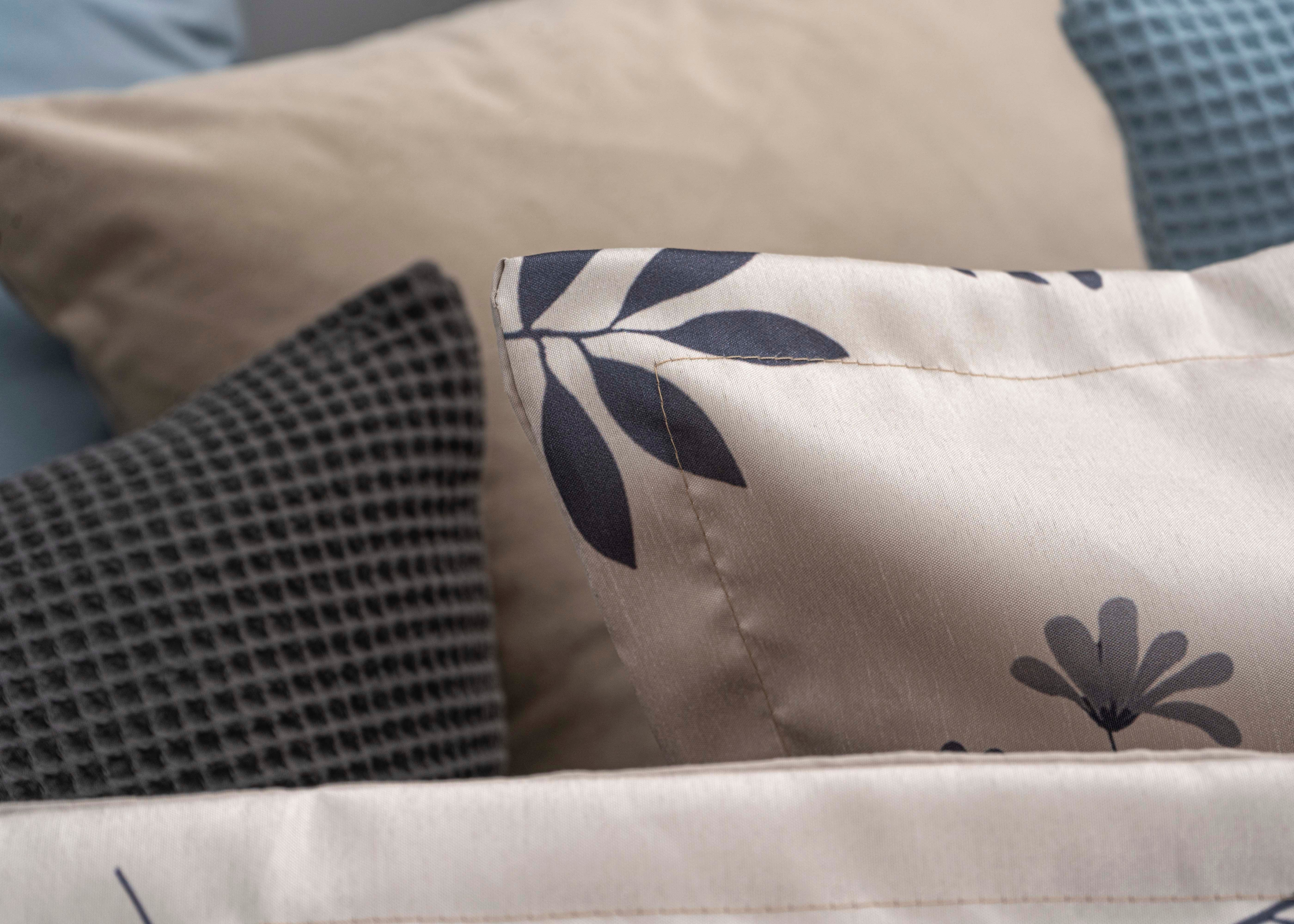 Edredón de seda azul Sila