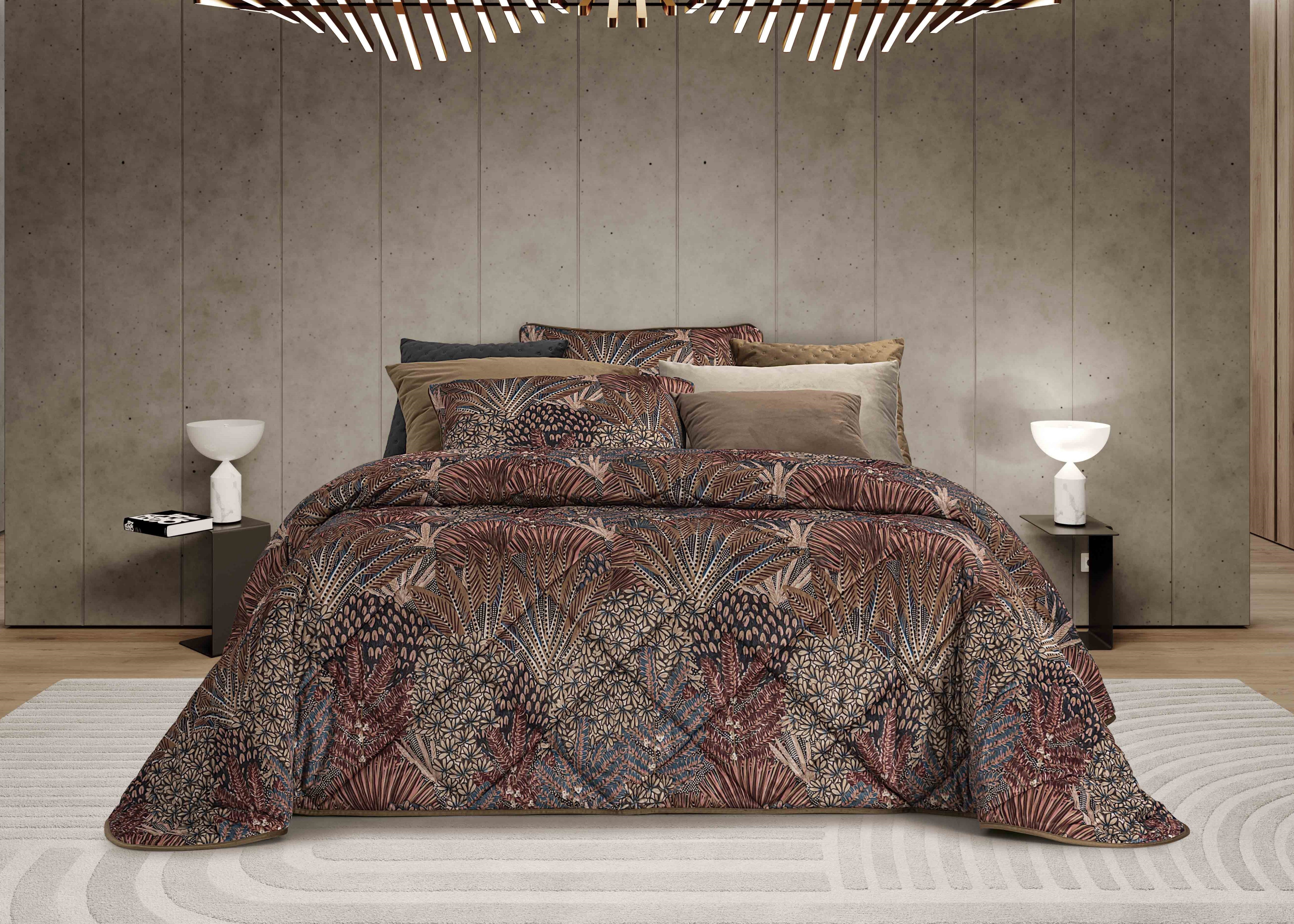 Edredón de terciopelo Silvana