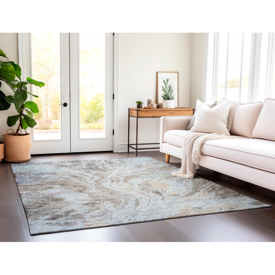 Alfombra beige de Zara