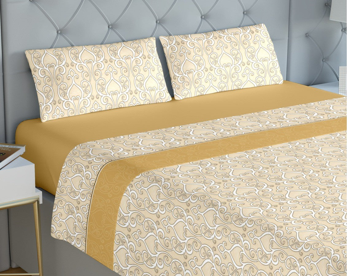 Sábanas Coralina Frankfurt Dorado