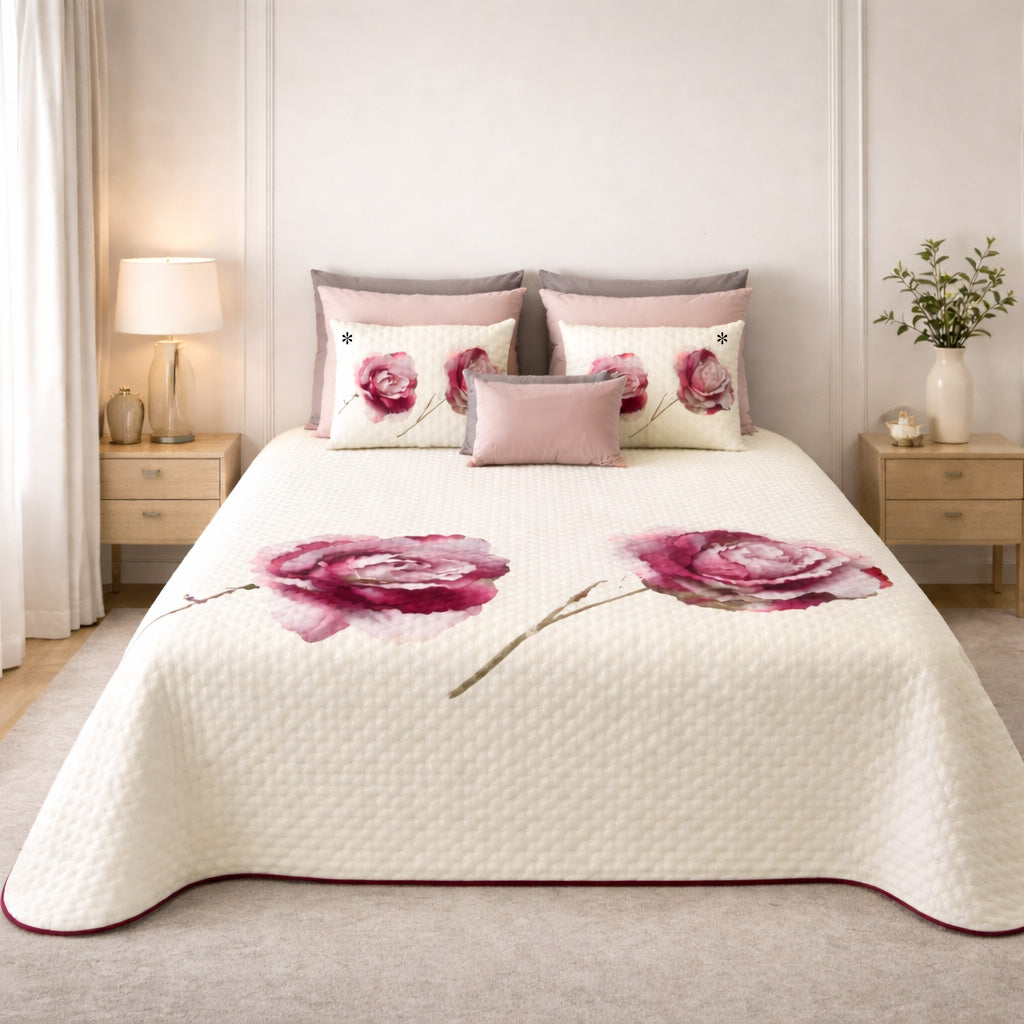 Colcha Bouti Digital Carmim