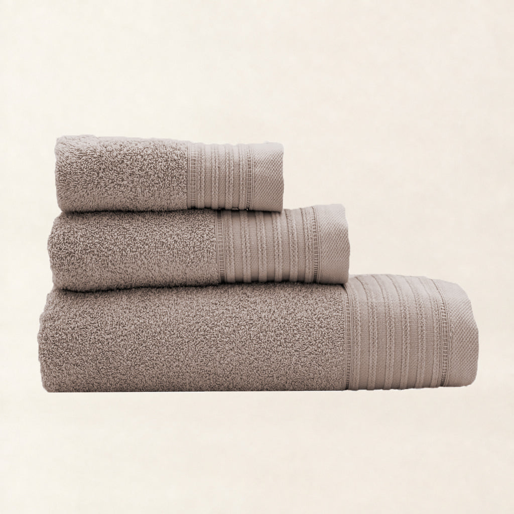 Juego de Baño Chenilla Gris Pardo