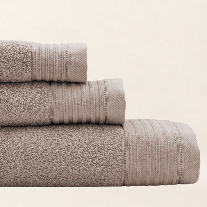Juego de Baño Chenilla Gris Pardo