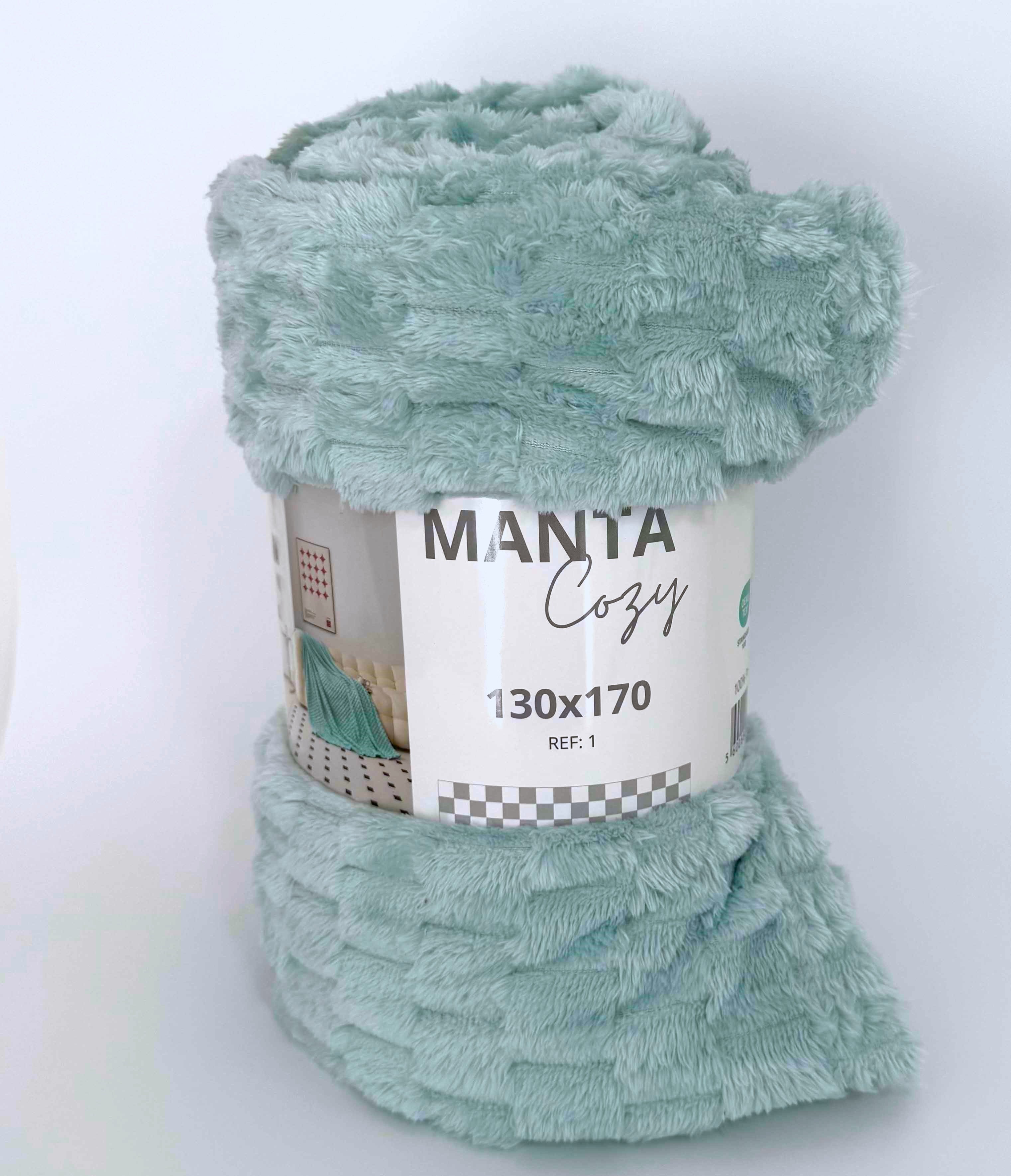 Manta decorativa acogedora