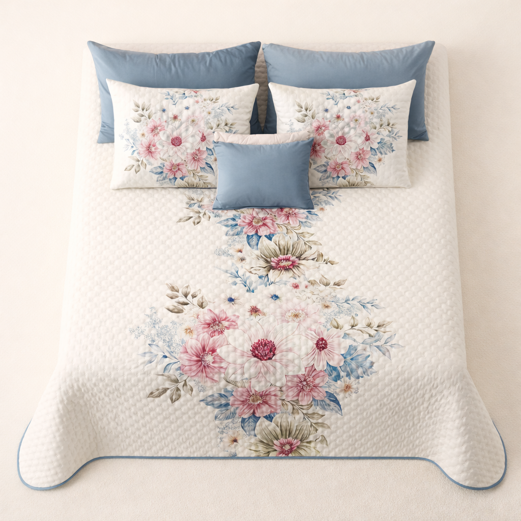 Colcha Bouti Digital Camélia