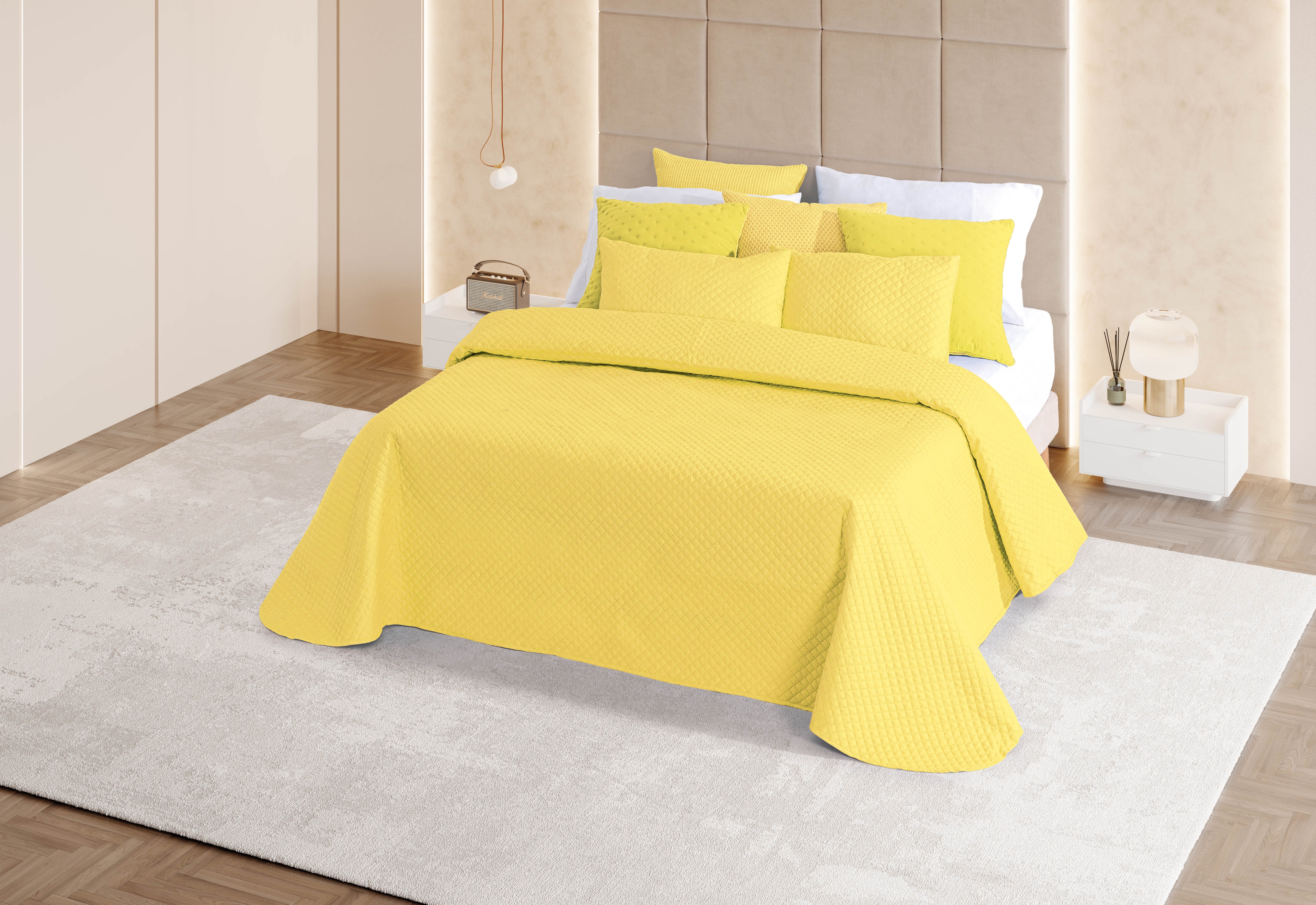 Edredón amarillo Troia 2