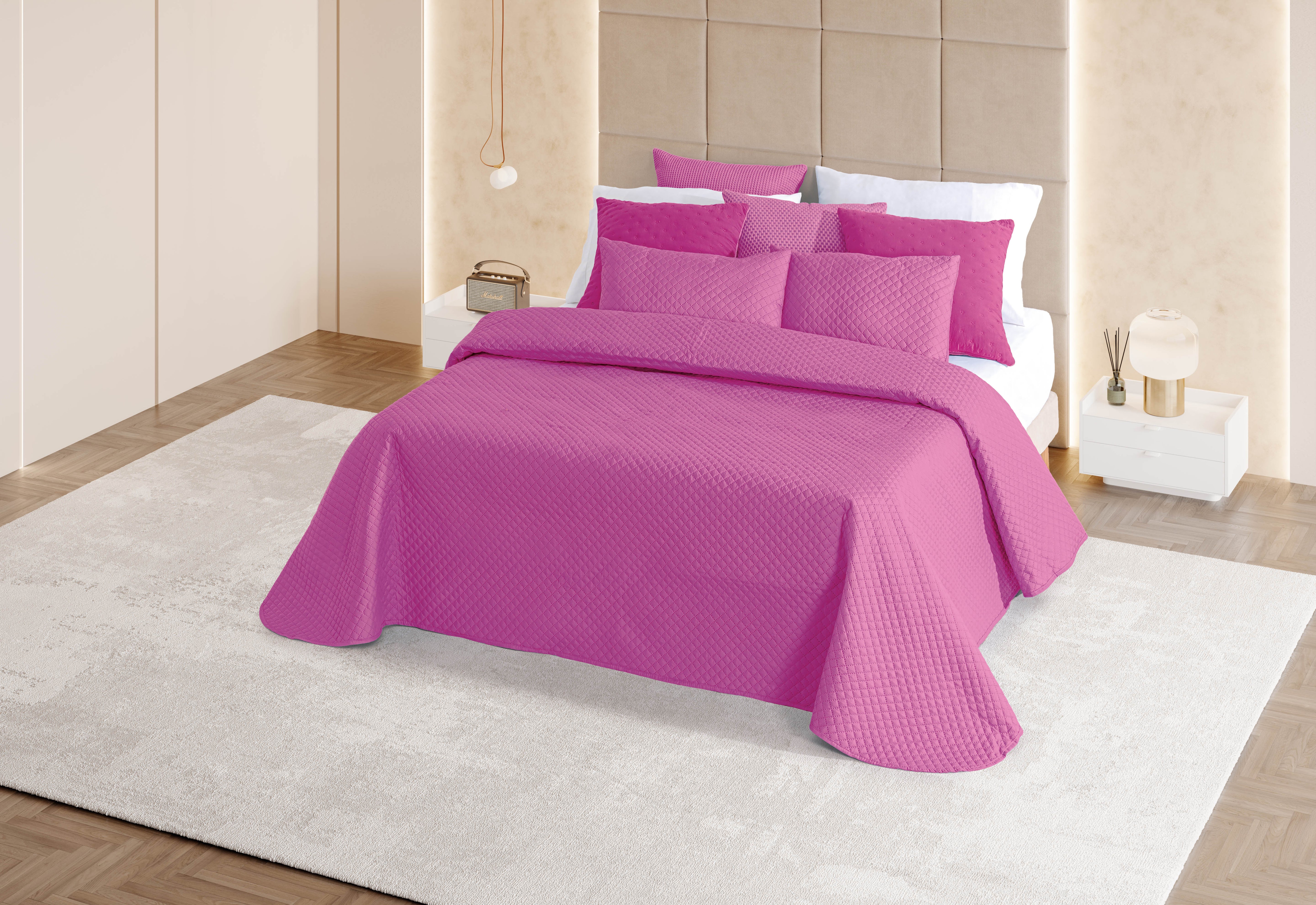 Edredón Troia 2 Fucsia