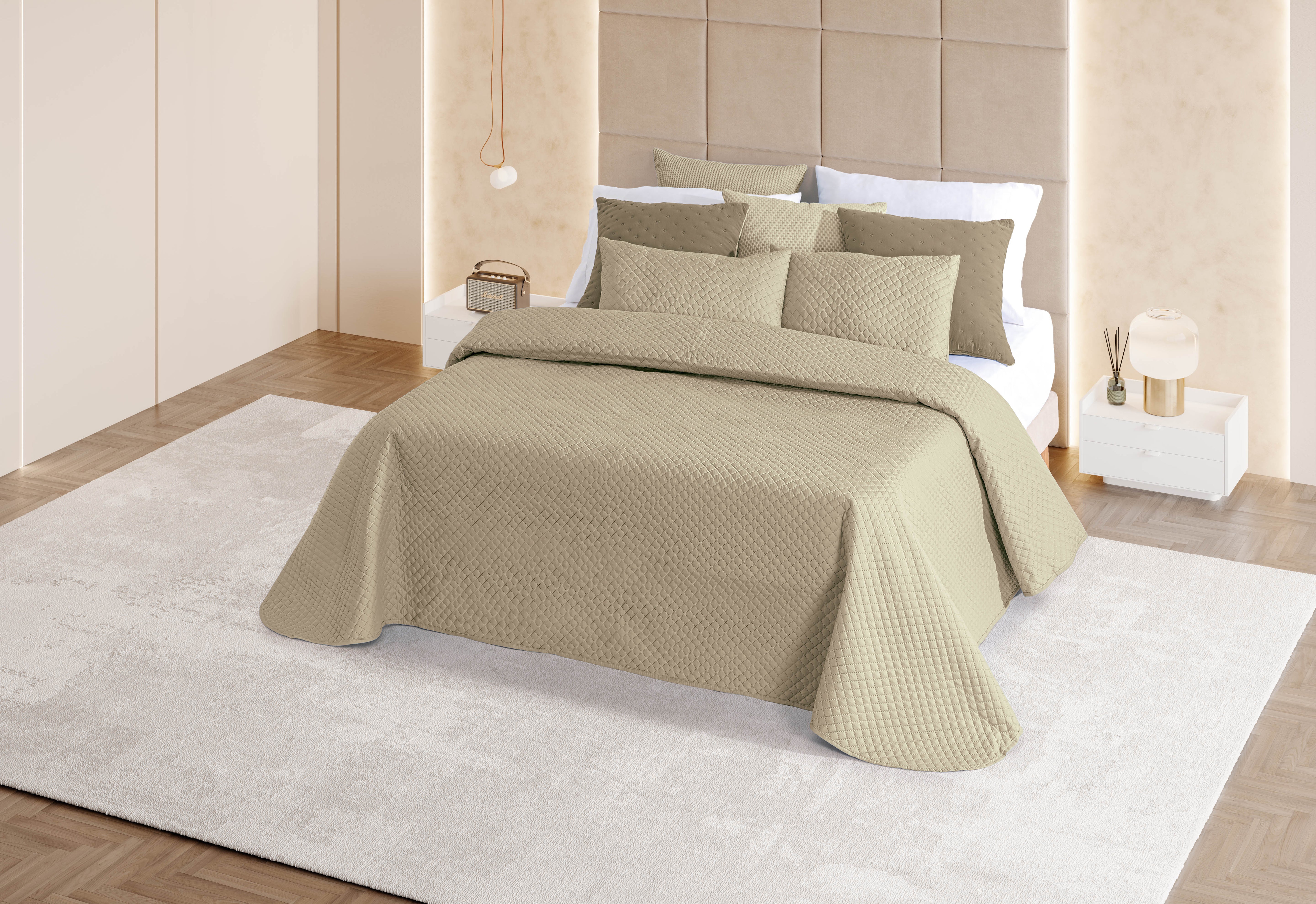 Edredón Troia 2 Taupe