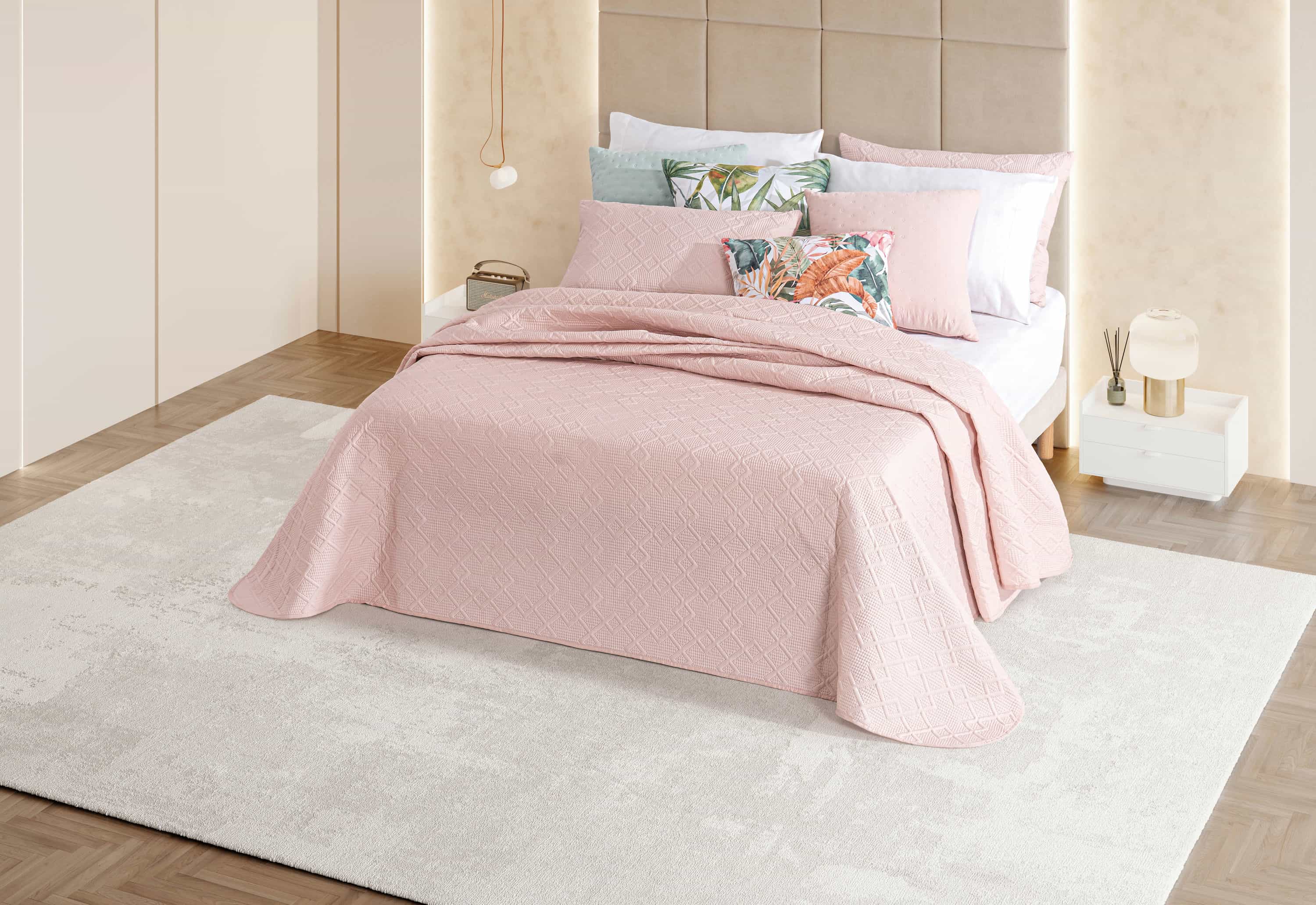 Edredón rosa Troia 5