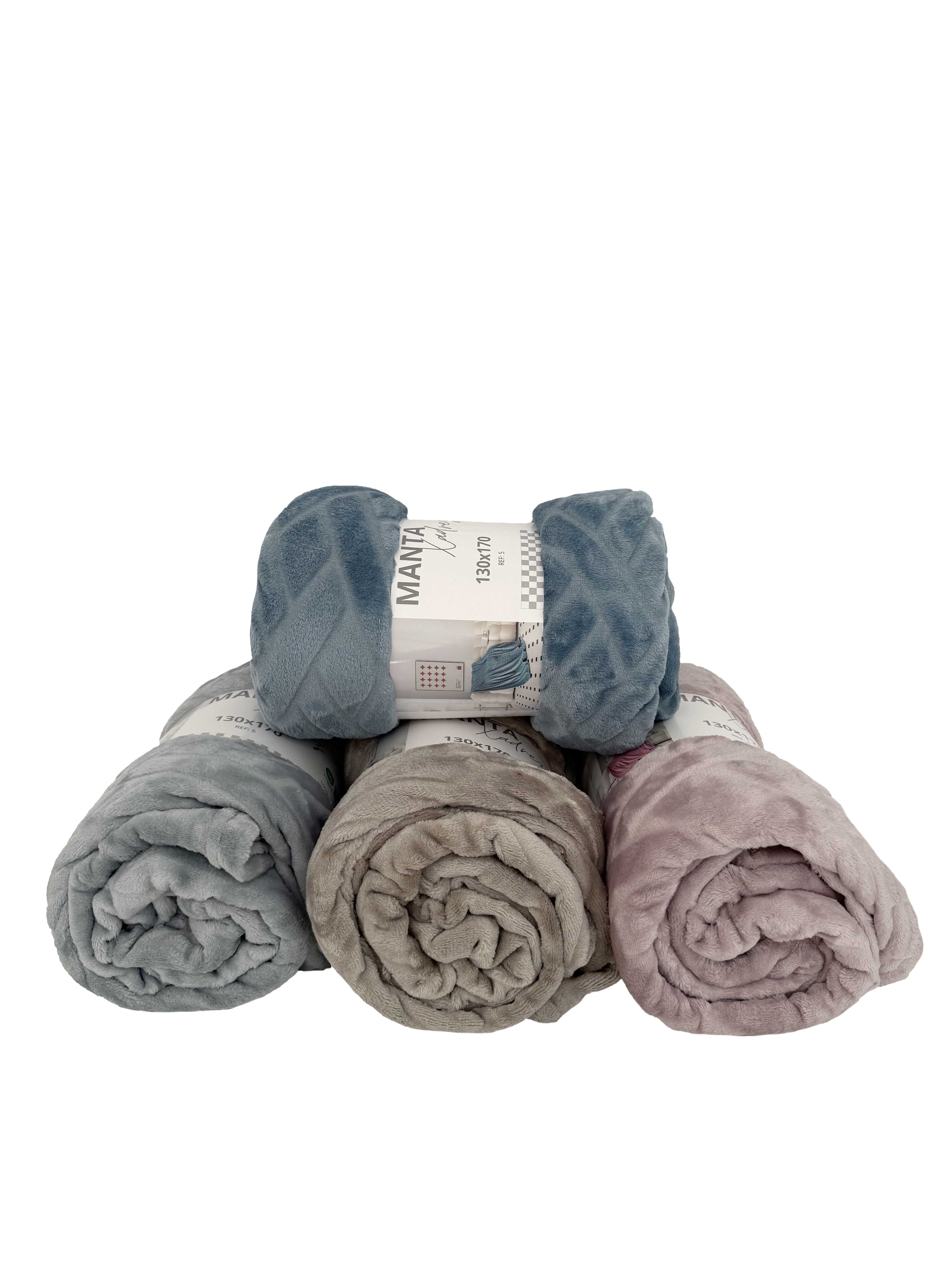 Manta decorativa a cuadros