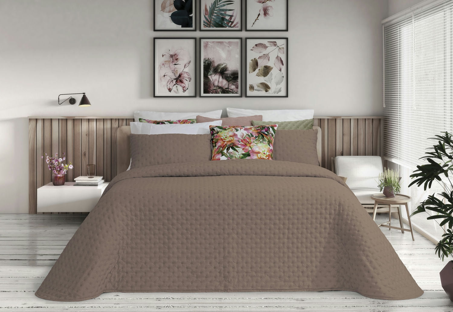 Colcha Alana Castanho