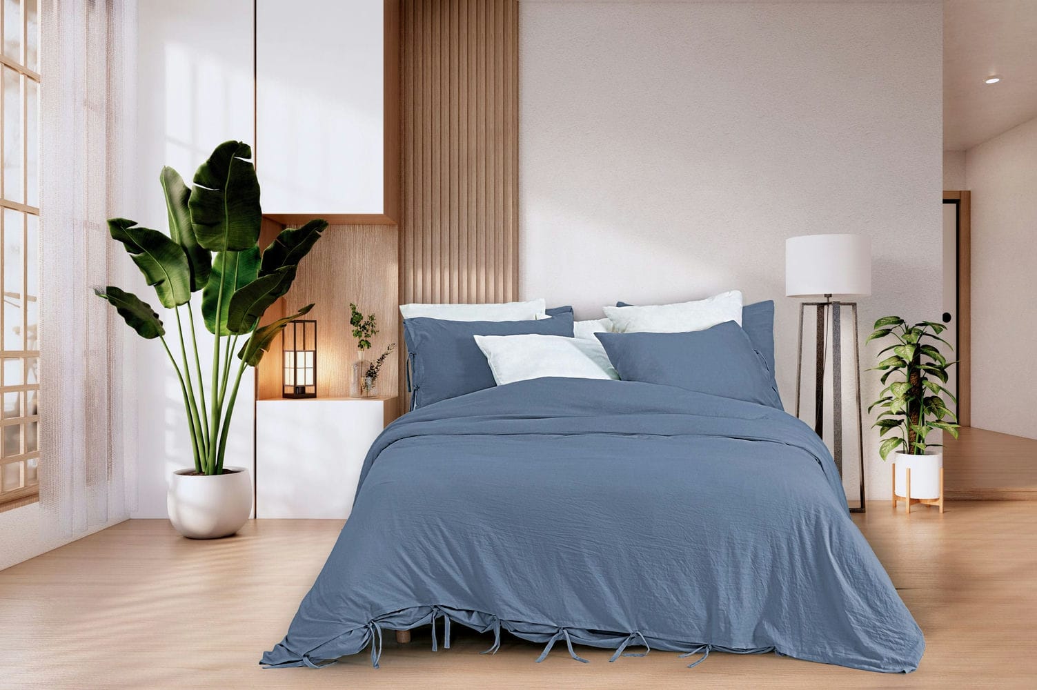 Funda de almohada + funda Nordica Soft Touch Arinto Azul