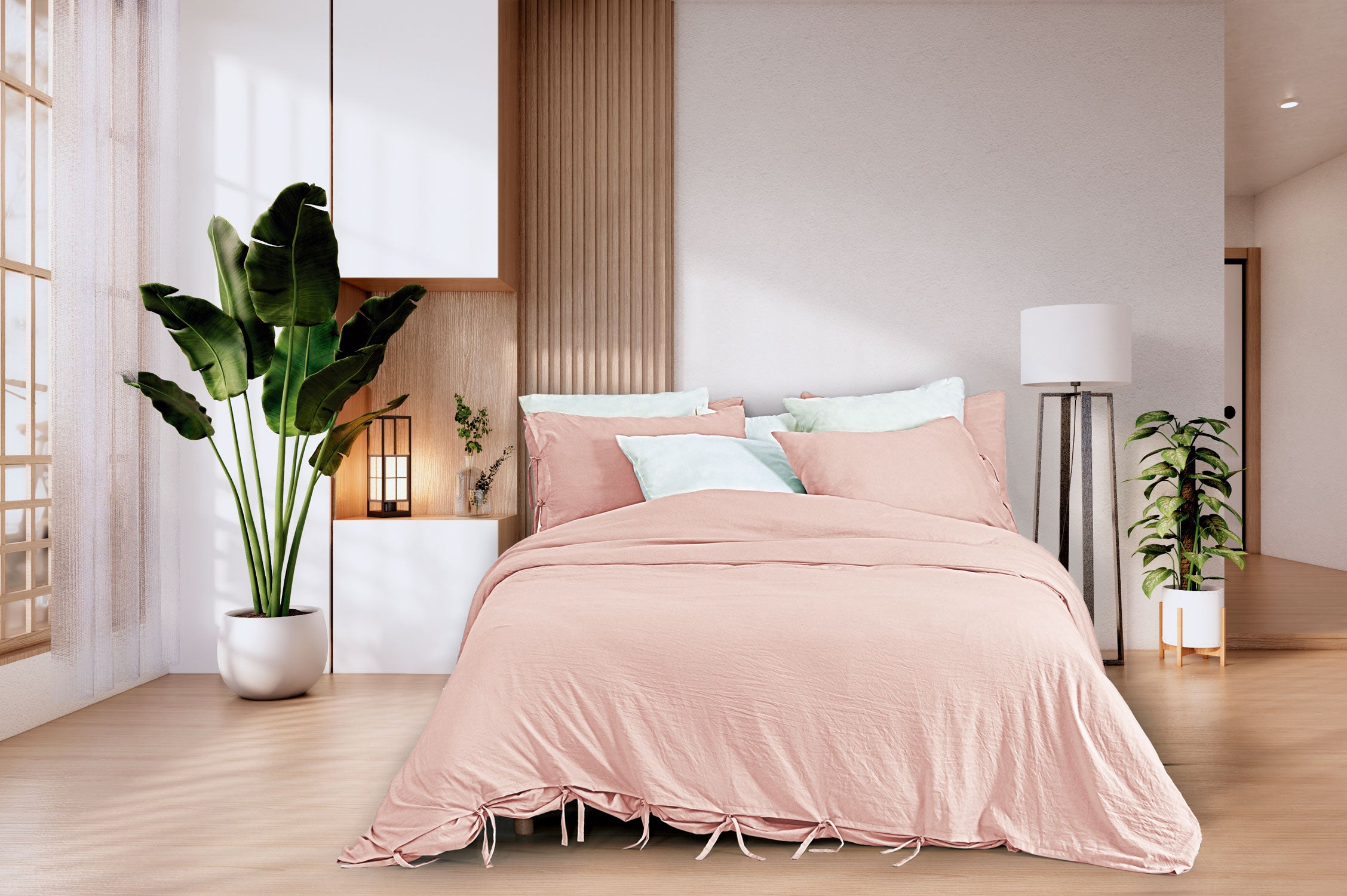 Funda Nordica Soft Touch Arinto Rosa + Funda De Almohada