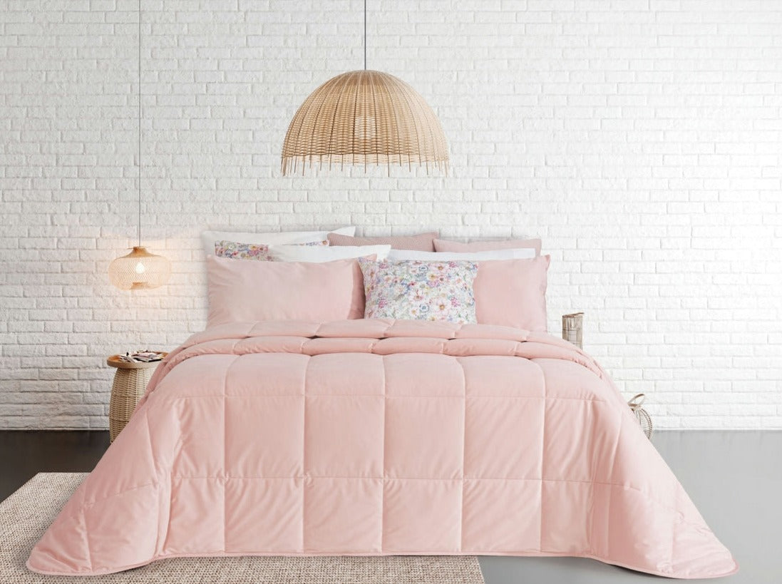 Colcha Noa Rosa Claro