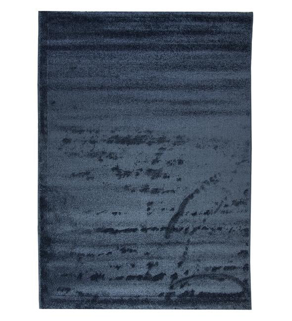 Tapete Liso Pelo Baixo Azul Escuro - Monaco