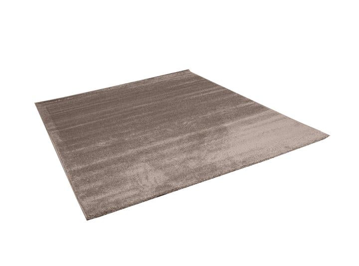 Alfombra de pelo corto beige lisa - Monaco