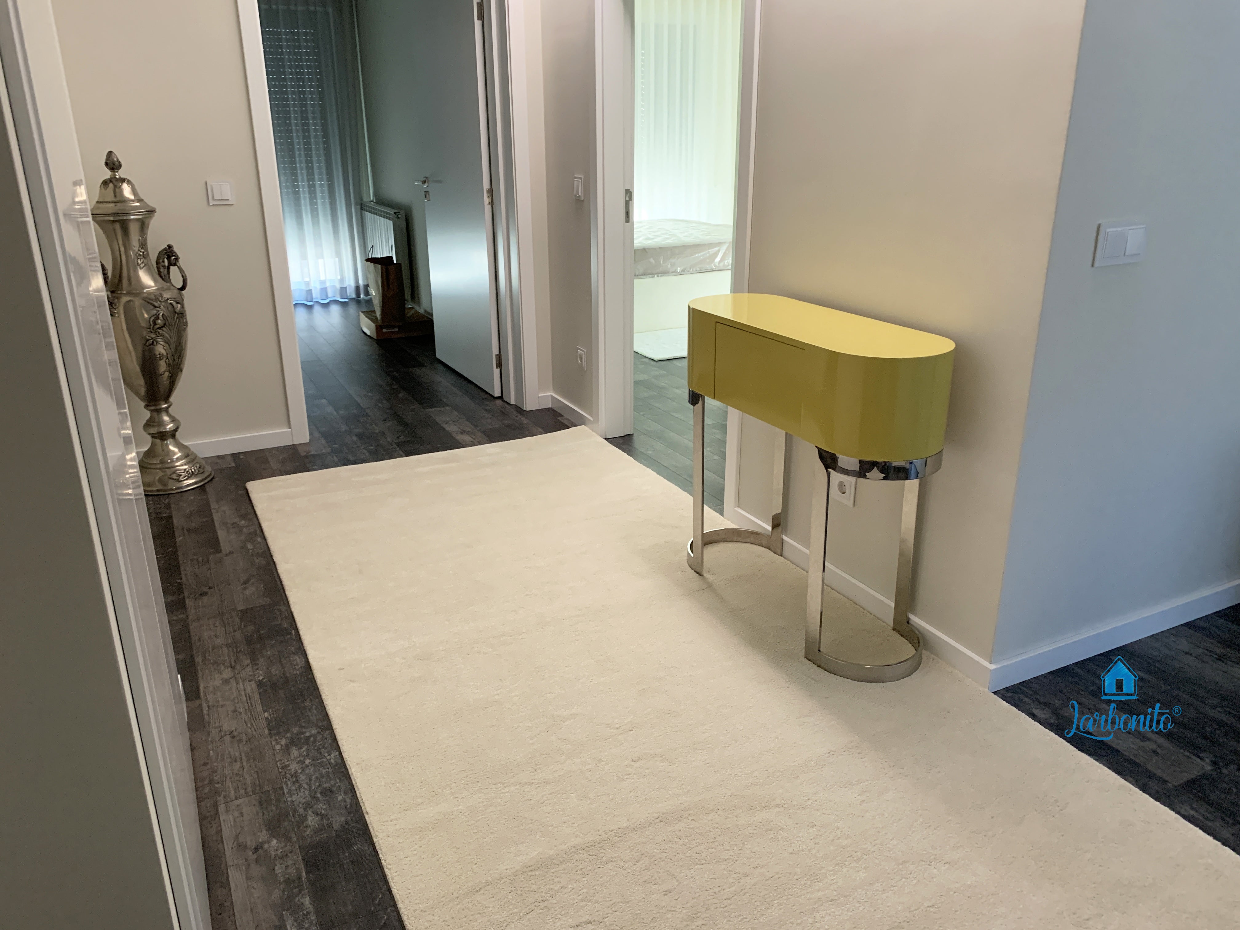 Tapete Liso Pelo Baixo Natural - Monaco