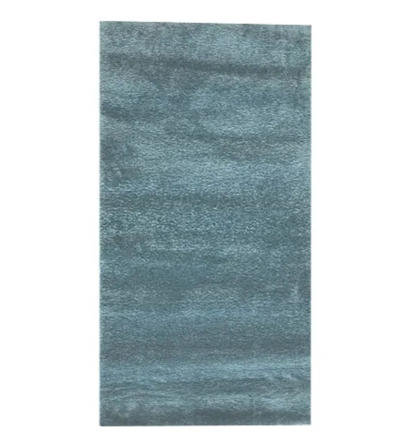 Tapete Liso Pelo Baixo Turquesa - Monaco